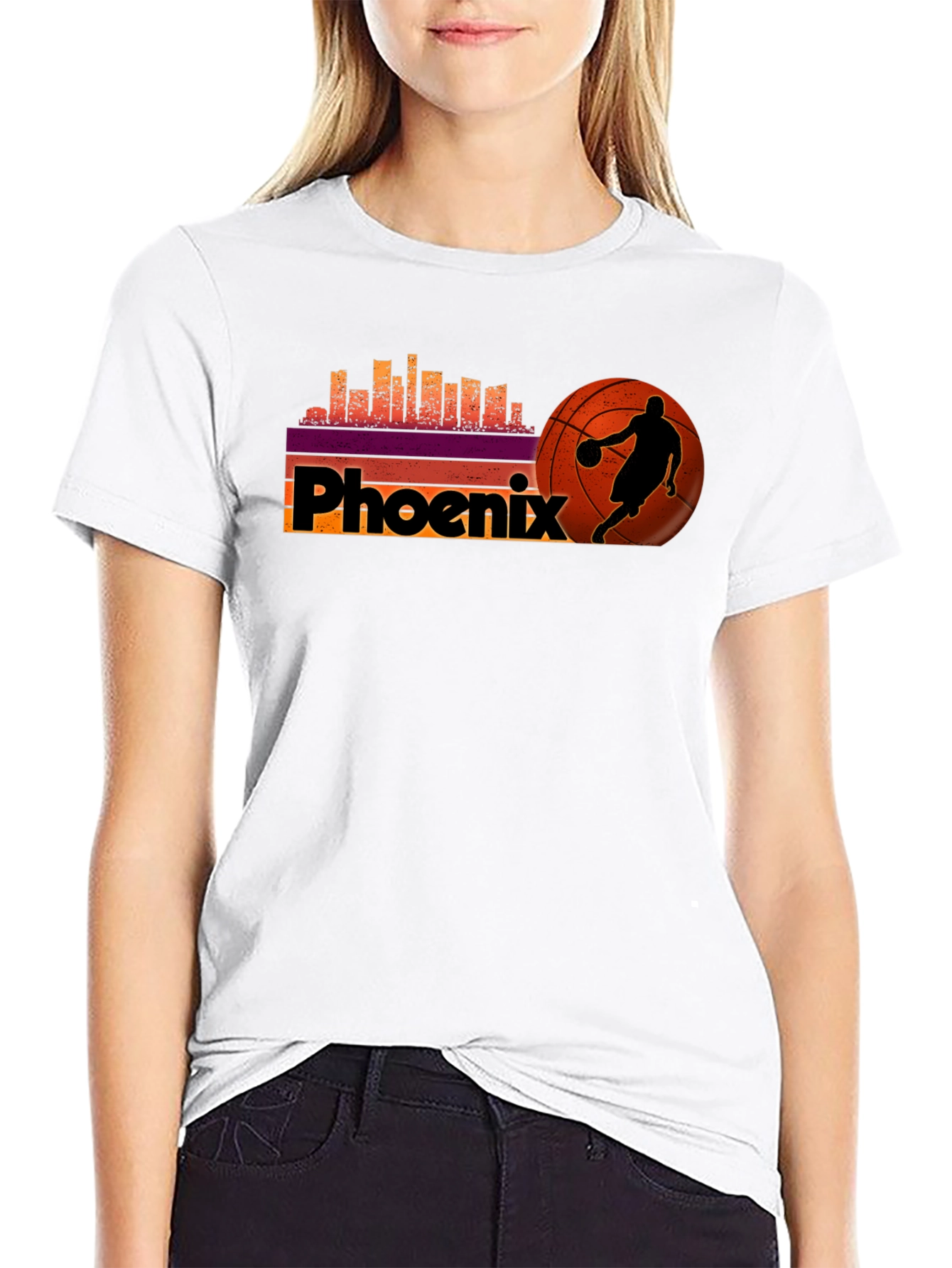 Phoenix Basketball Black T-Shirt