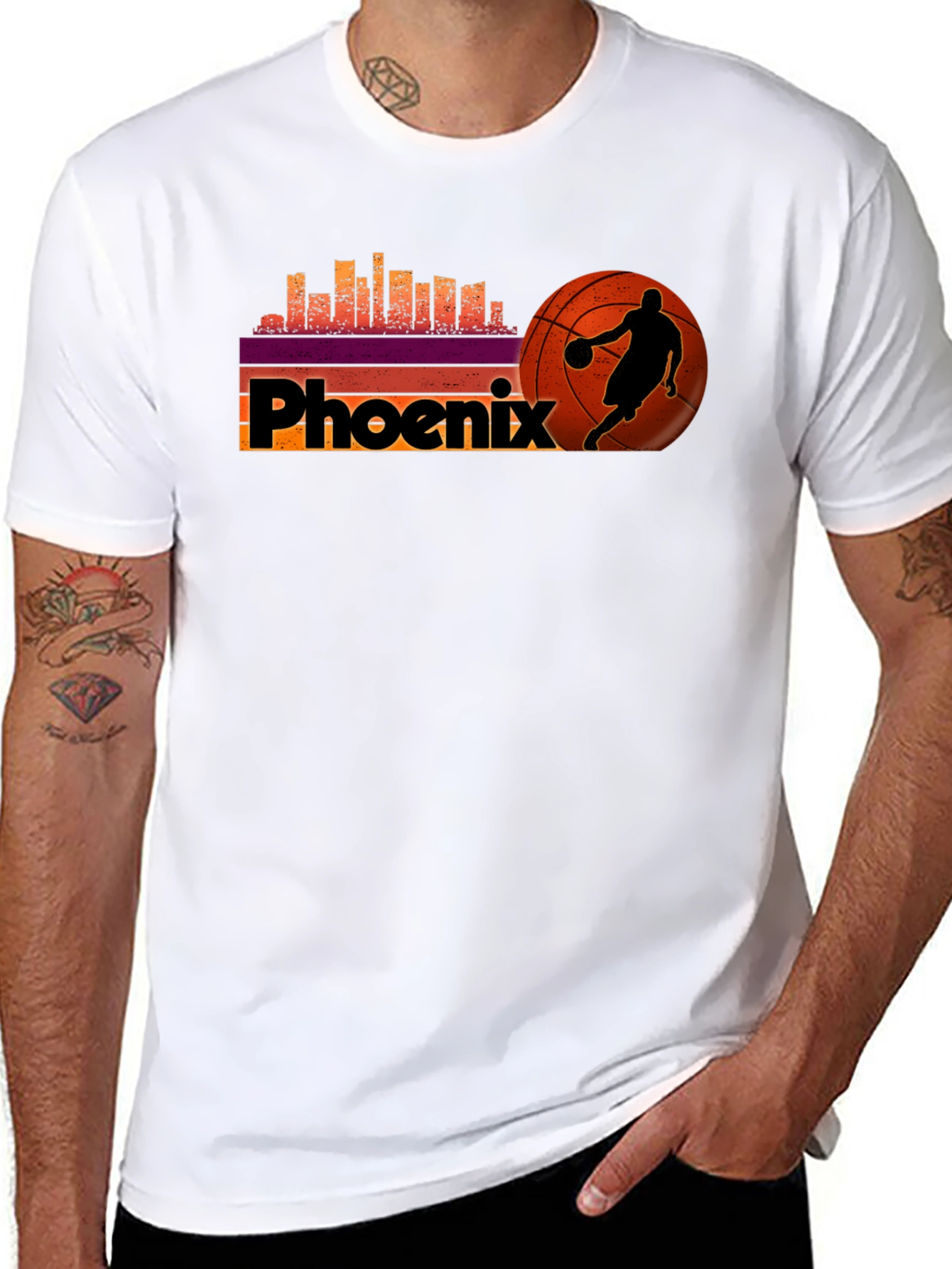Phoenix Basketball Black T-Shirt