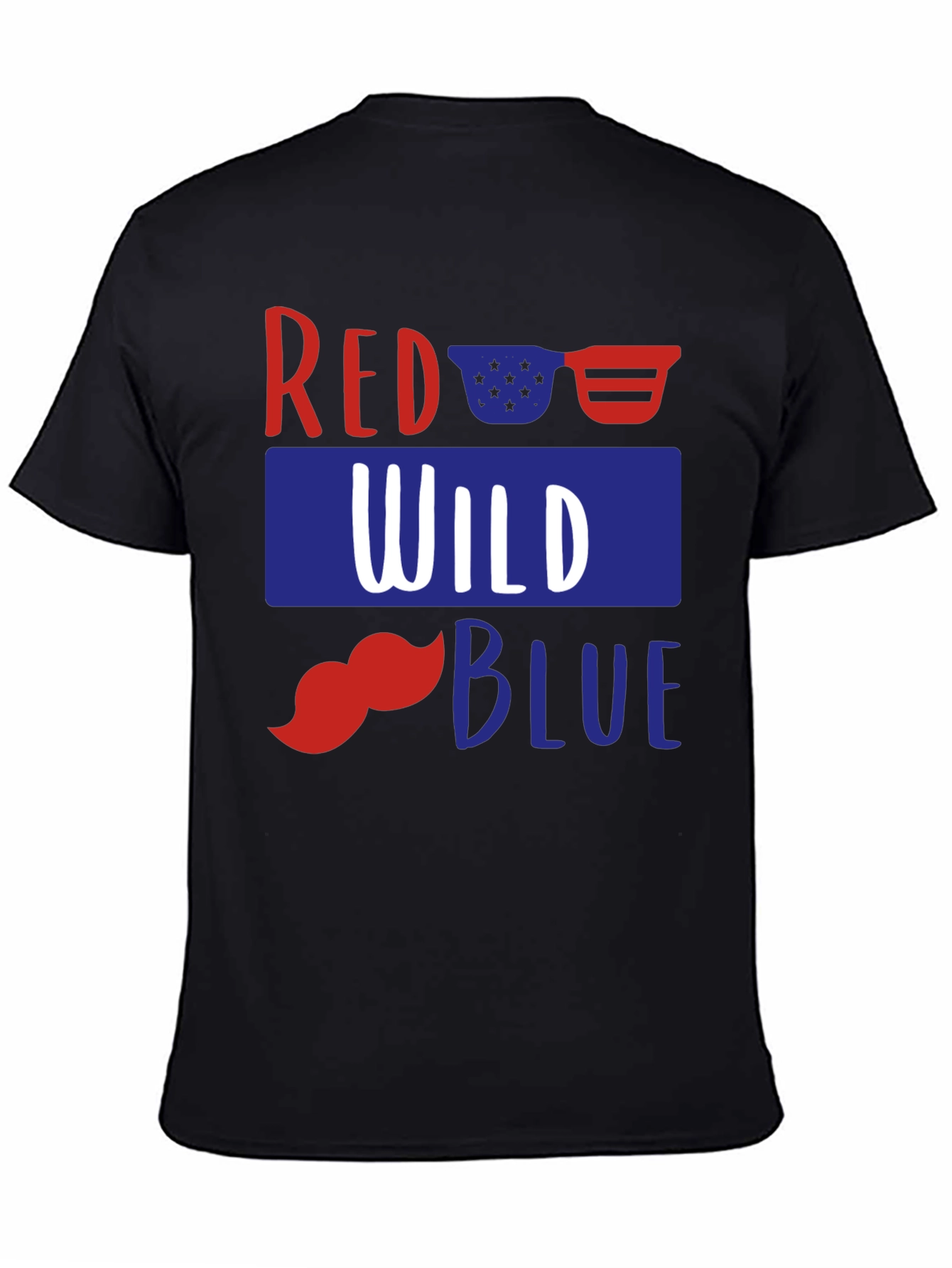 Red Wild Blue Patriotic Graphic Tee
