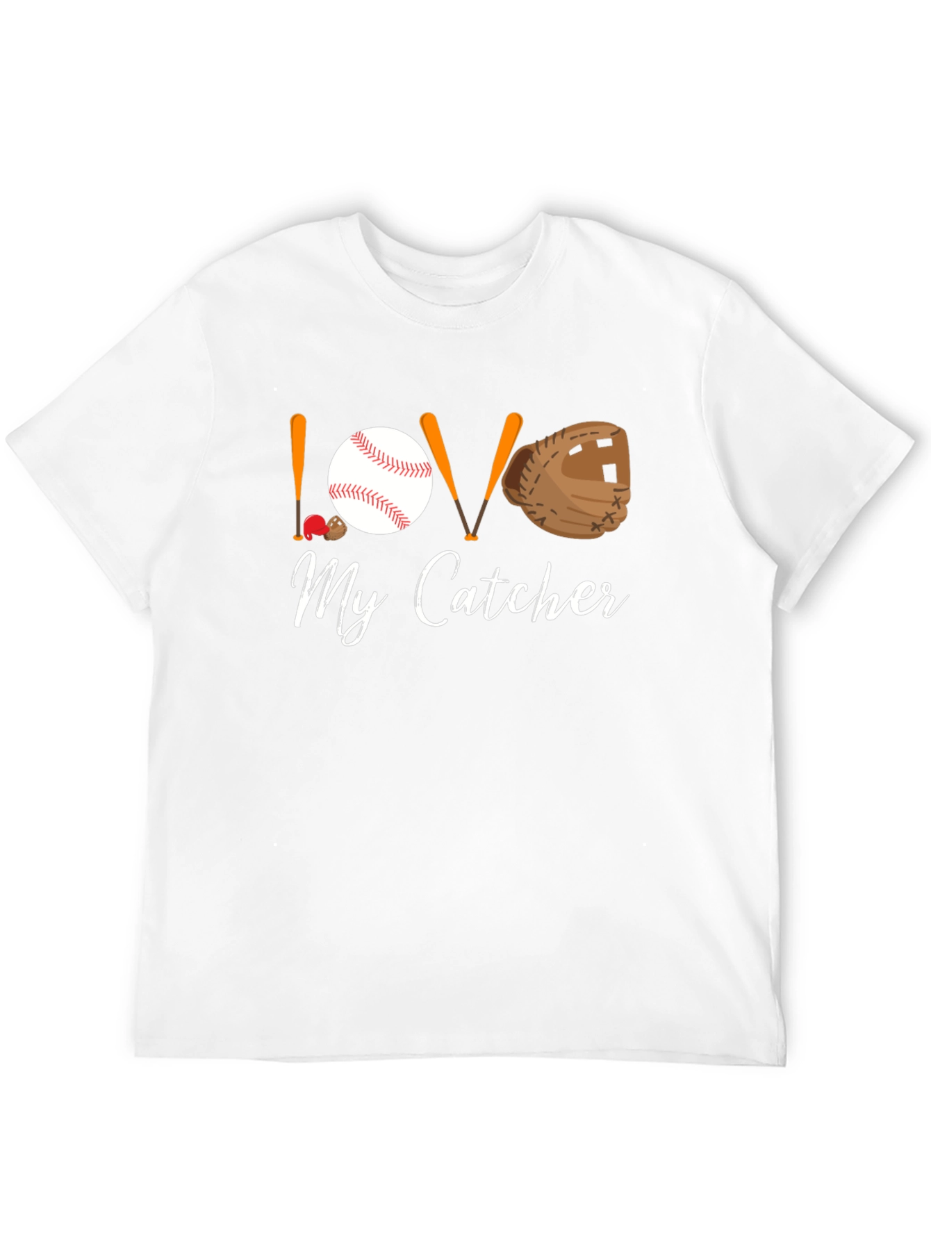 Love My Catcher Baseball Graphic Tee