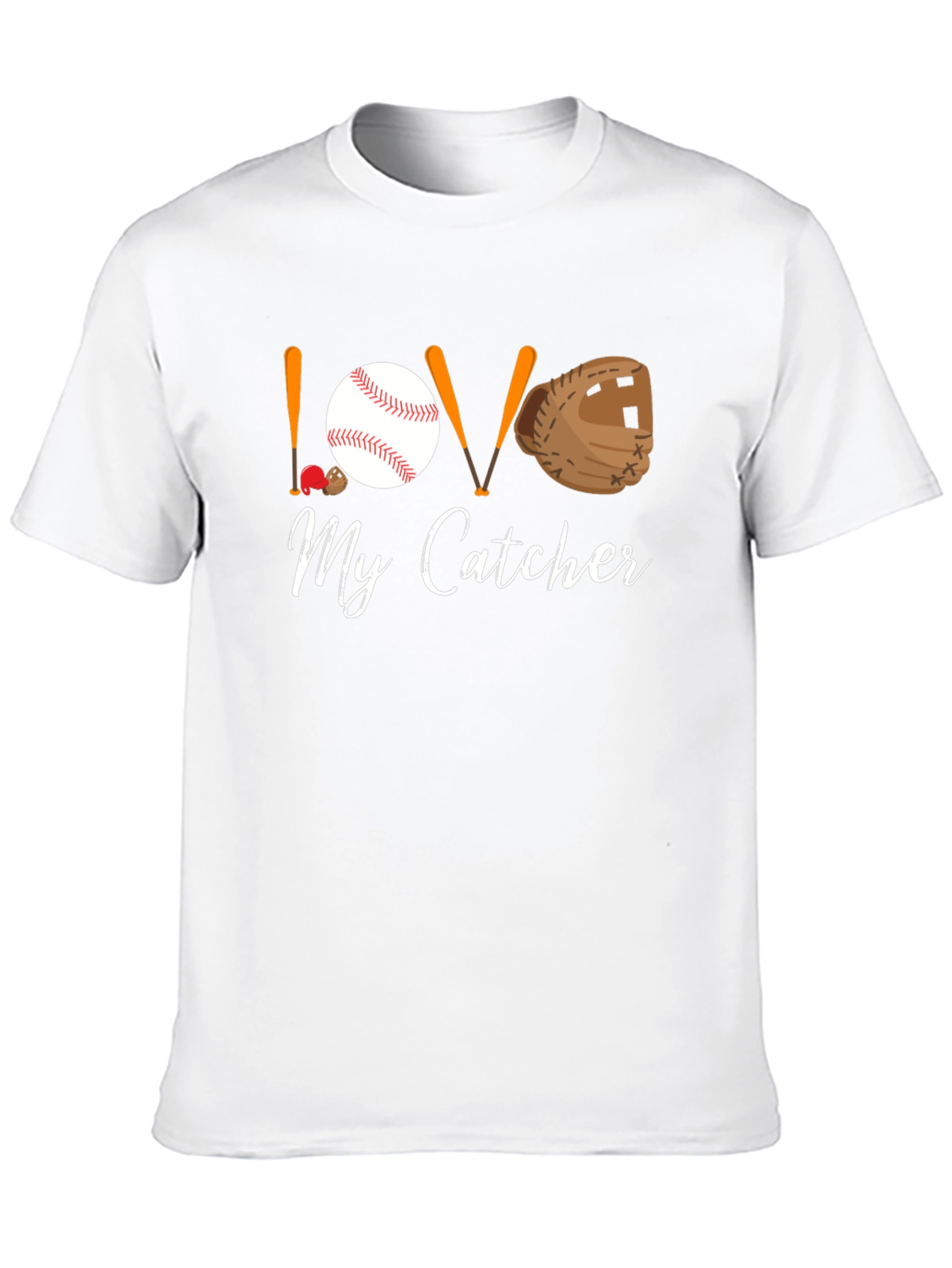 Love My Catcher Baseball Graphic Tee