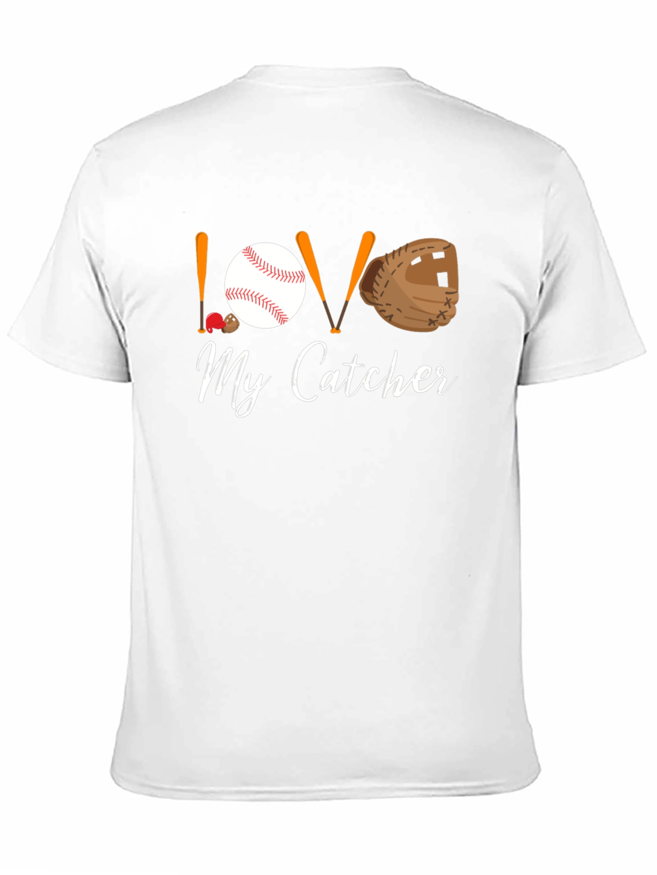 Love My Catcher Baseball Graphic Tee