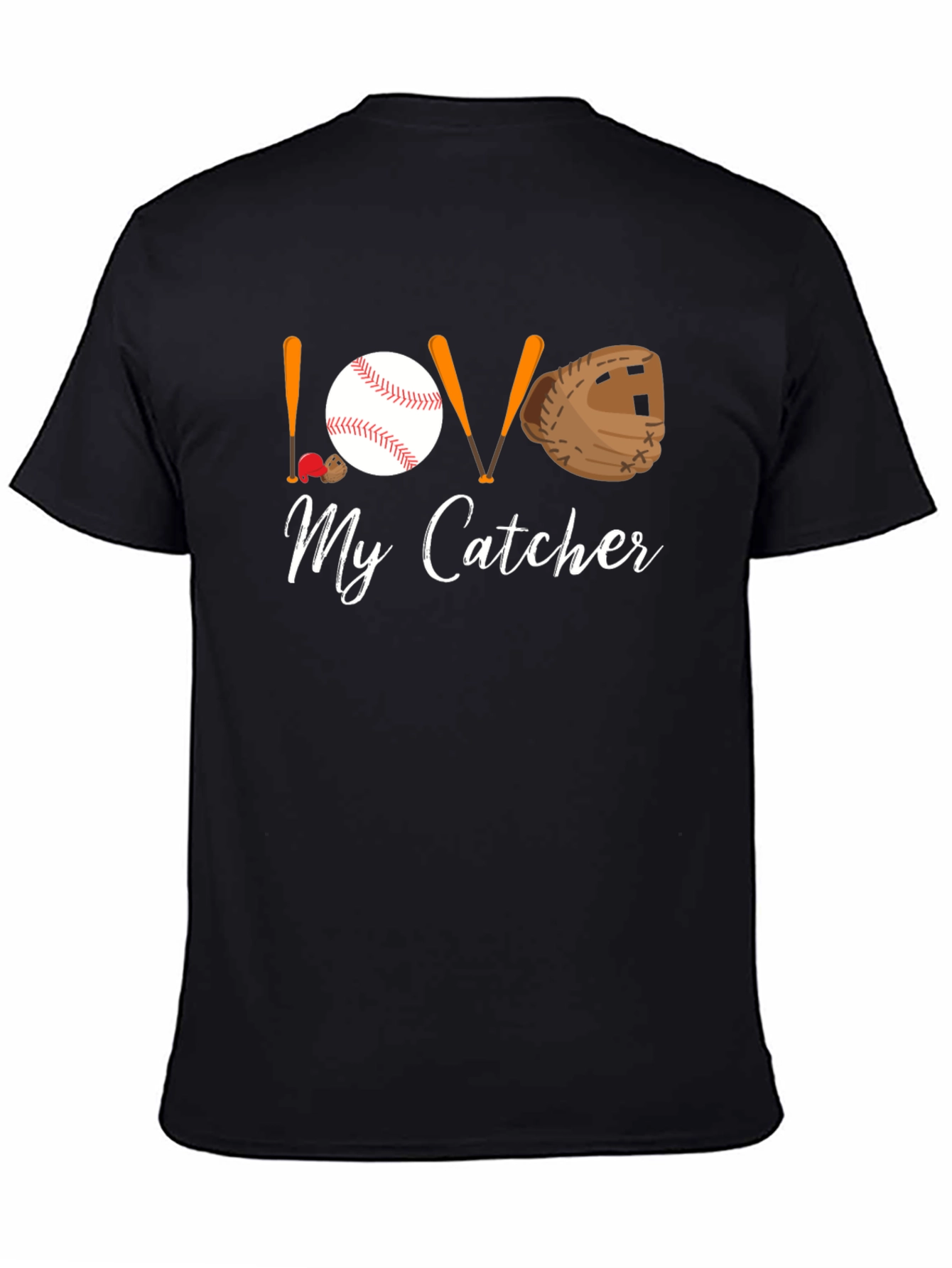 Love My Catcher Baseball Graphic Tee