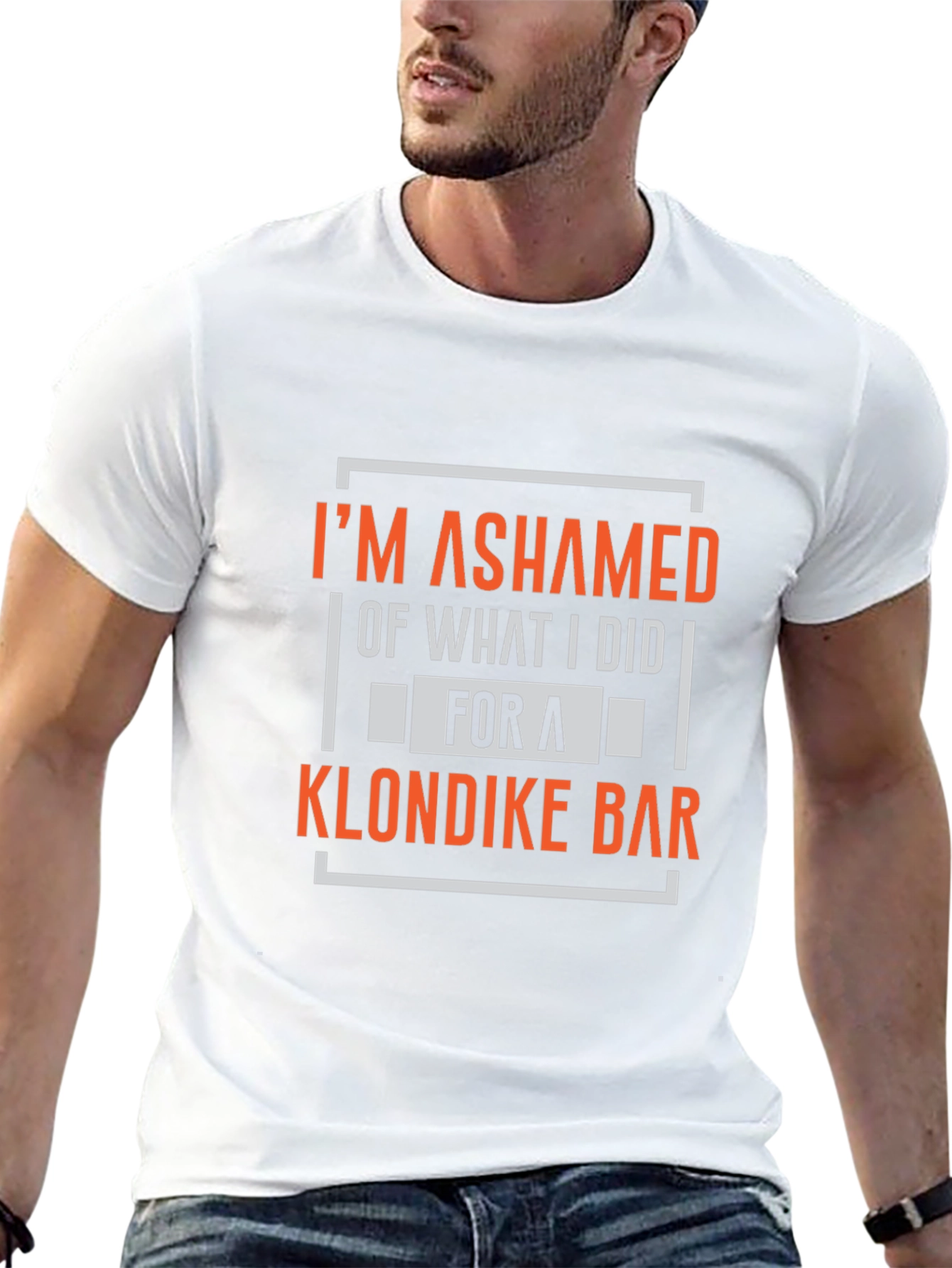 Ashamed of Klondike Bar Black T-Shirt