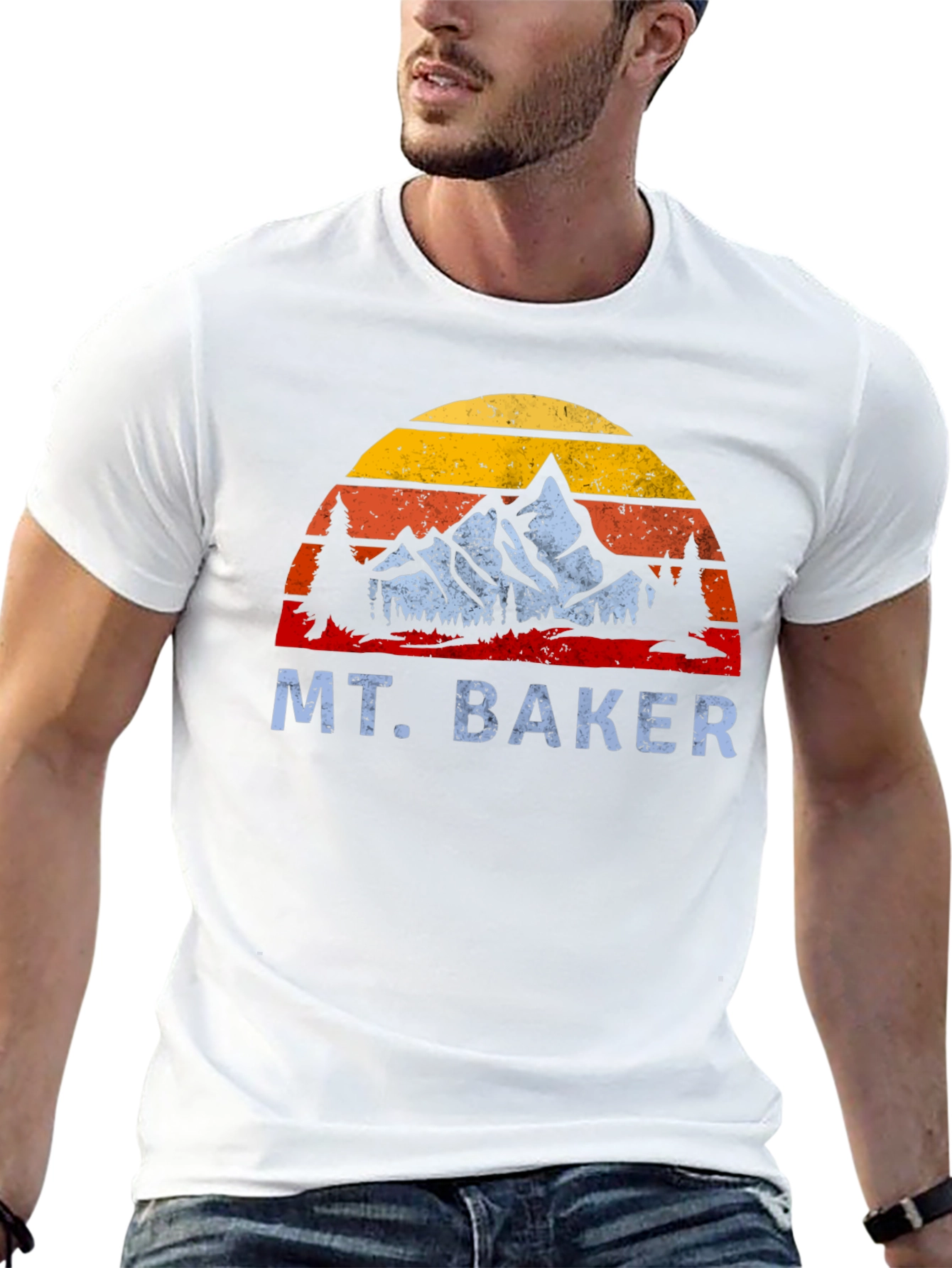 Mt. Baker Retro Graphic Tee