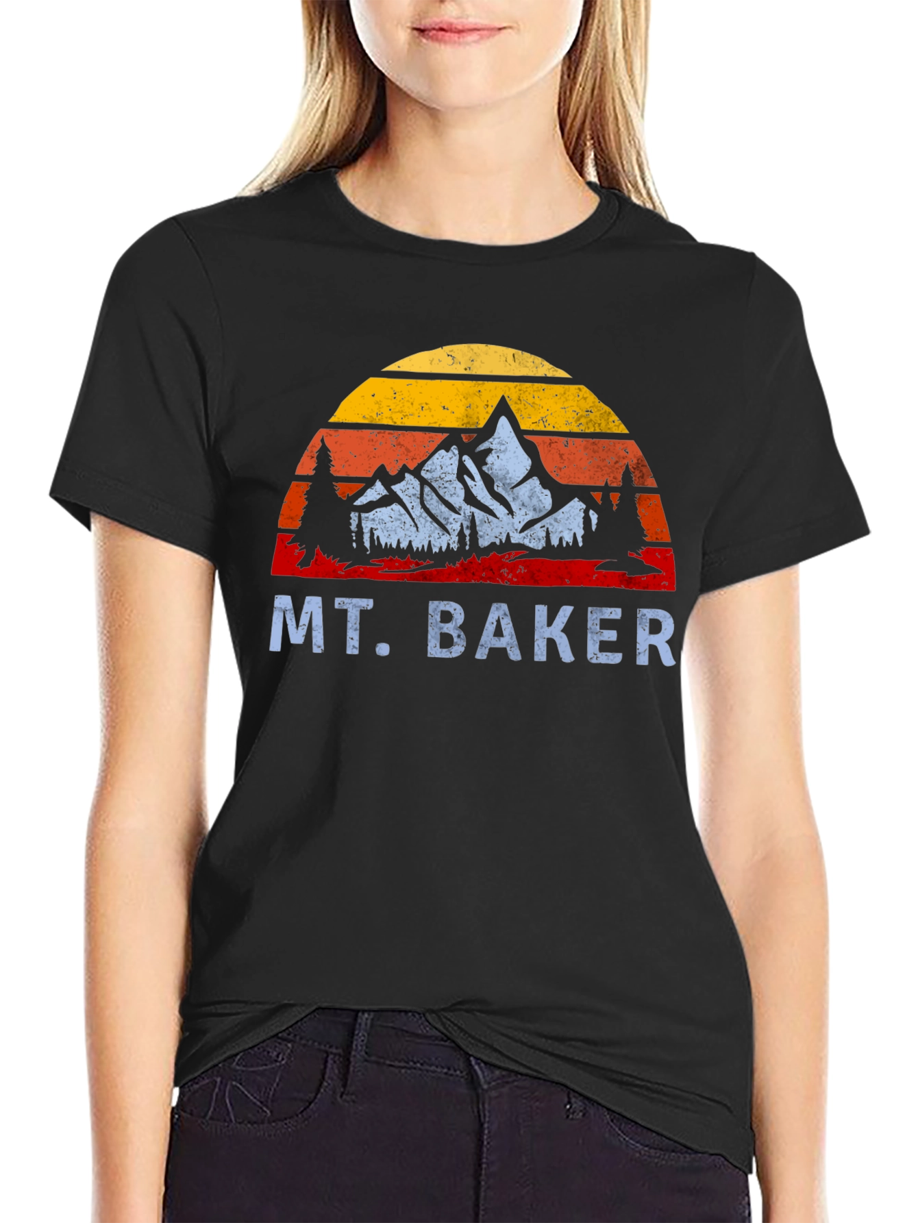 Mt. Baker Retro Graphic Tee