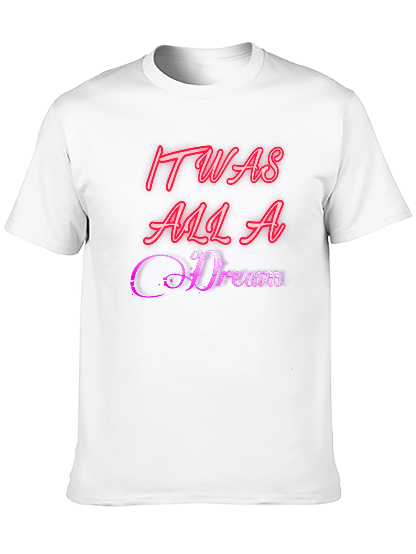 It Was All A Dream Graphic Tee - Black