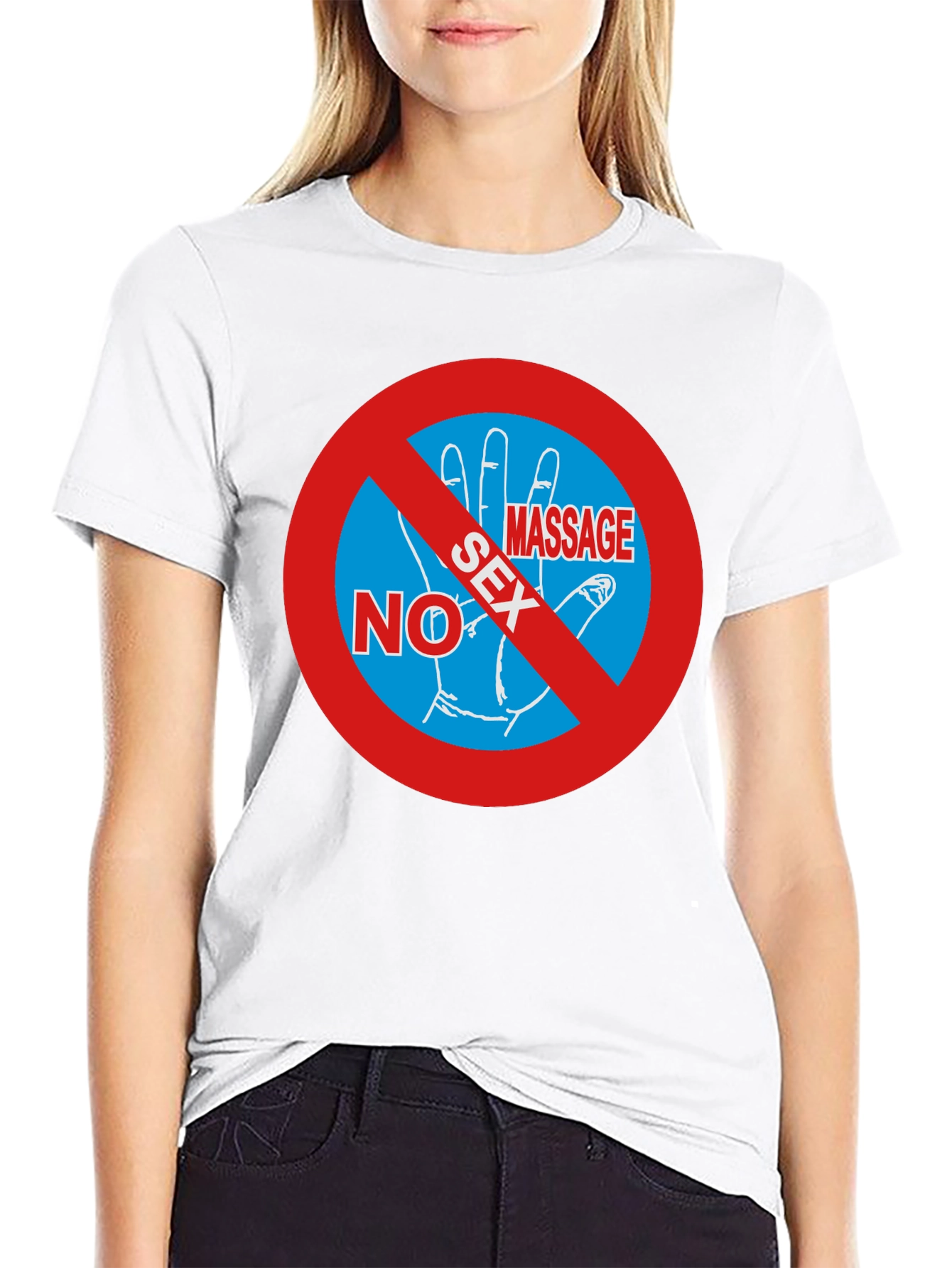No Sex Massage T-Shirt - Funny Gag Gift Tee