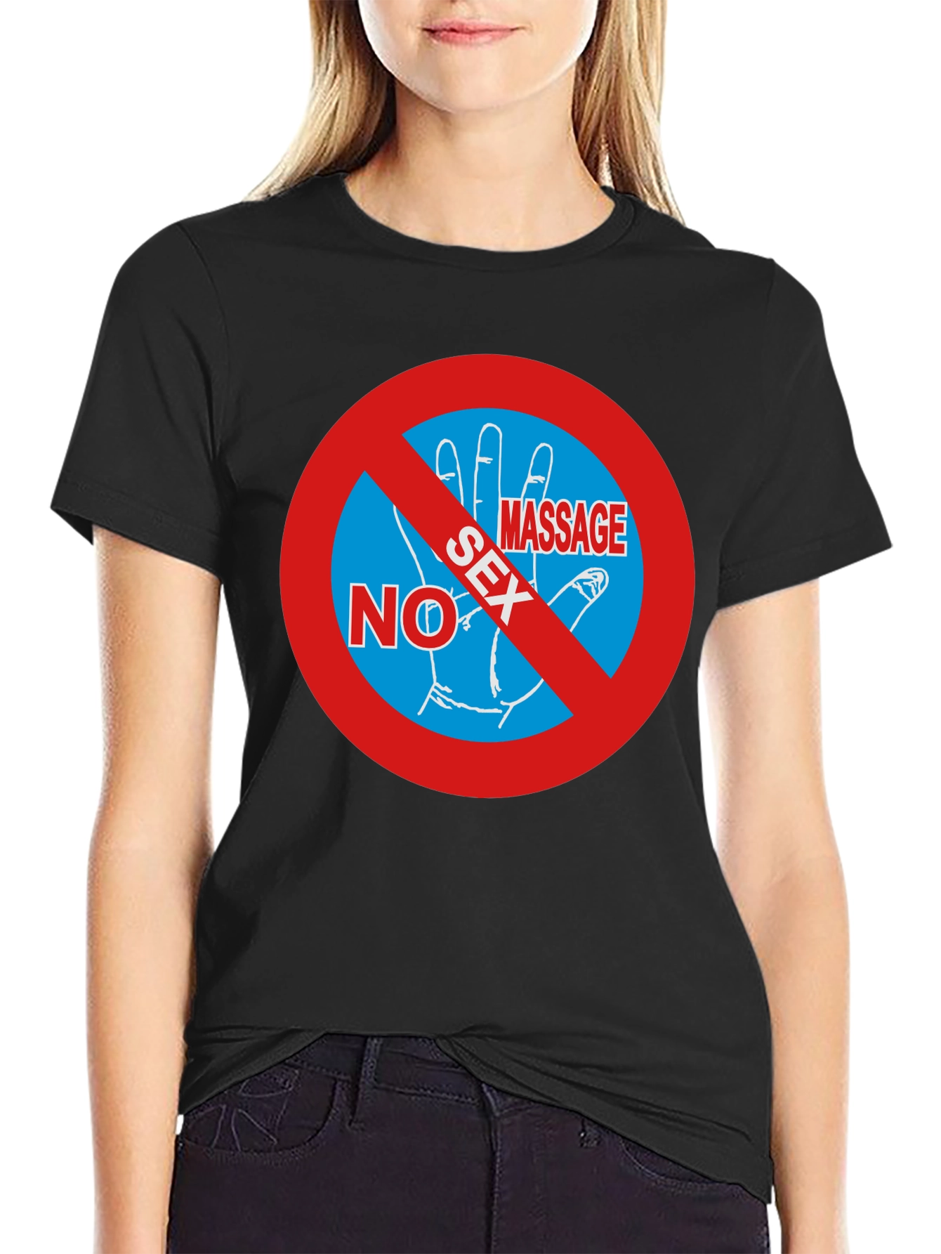 No Sex Massage T-Shirt - Funny Gag Gift Tee