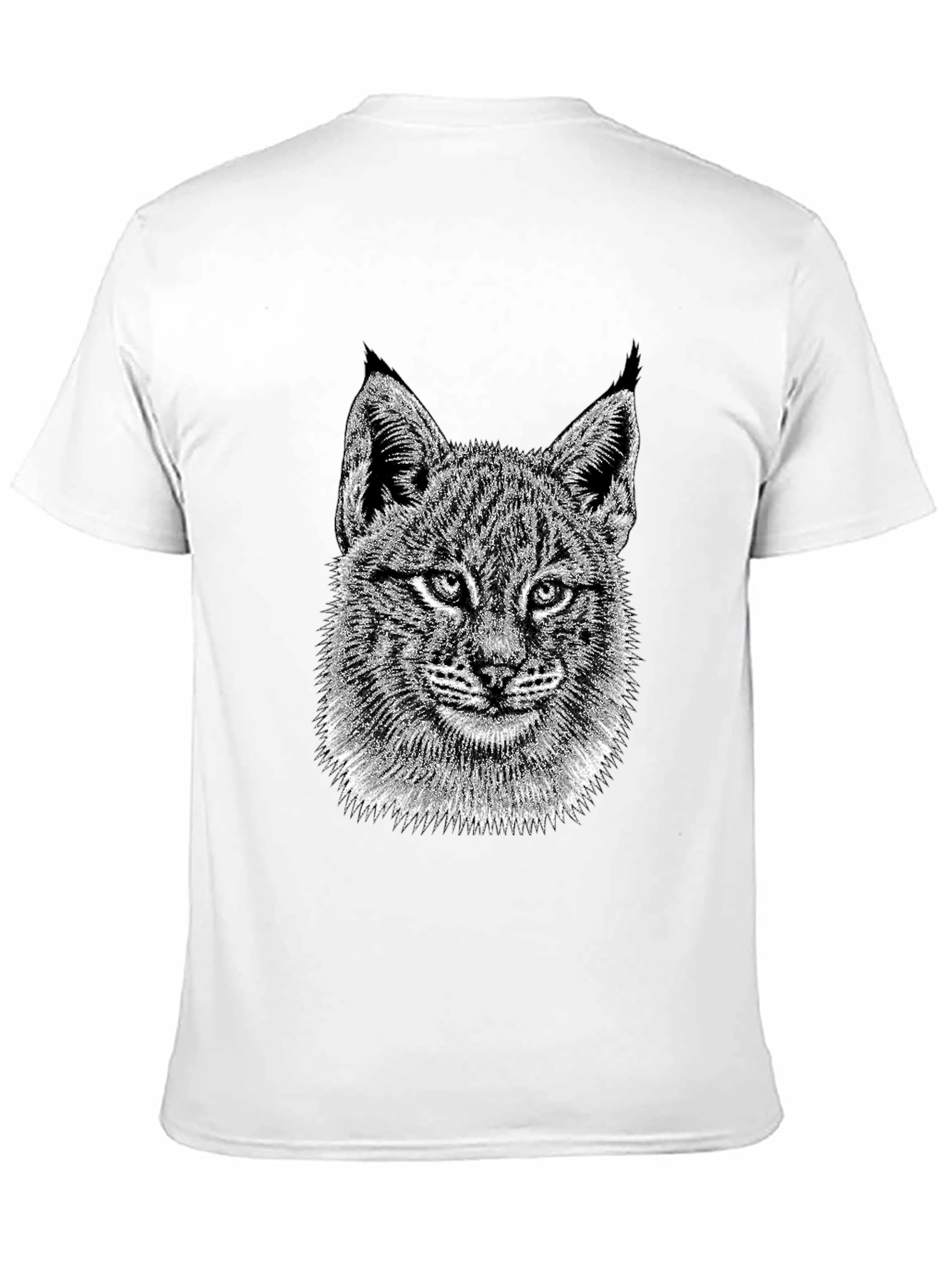 Lynx Graphic Tee - Black Crewneck T-Shirt