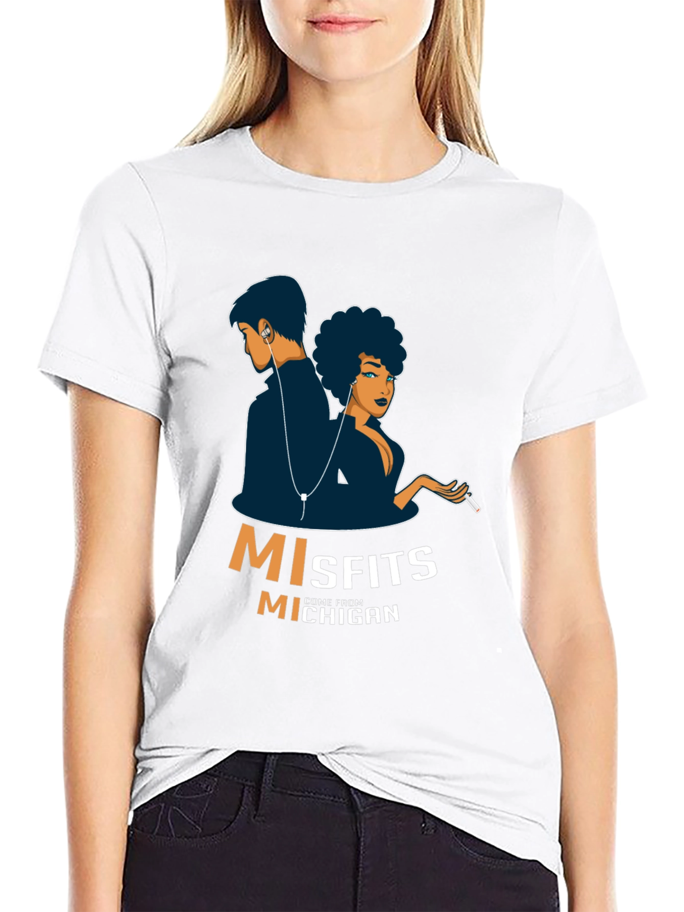 Misfits From Michigan Graphic T-Shirt