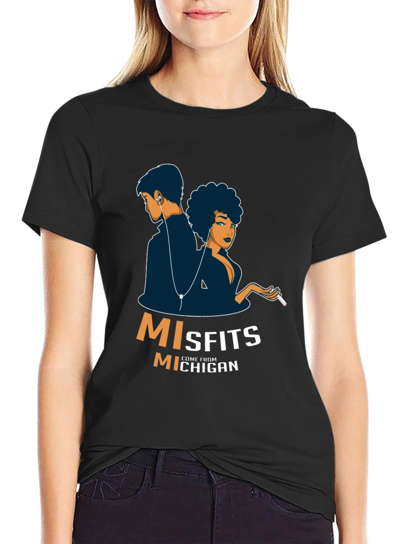 Misfits From Michigan Graphic T-Shirt
