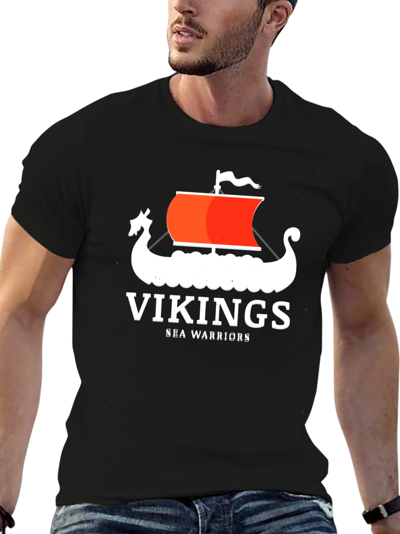 Vikings Sea Warriors Graphic T-Shirt