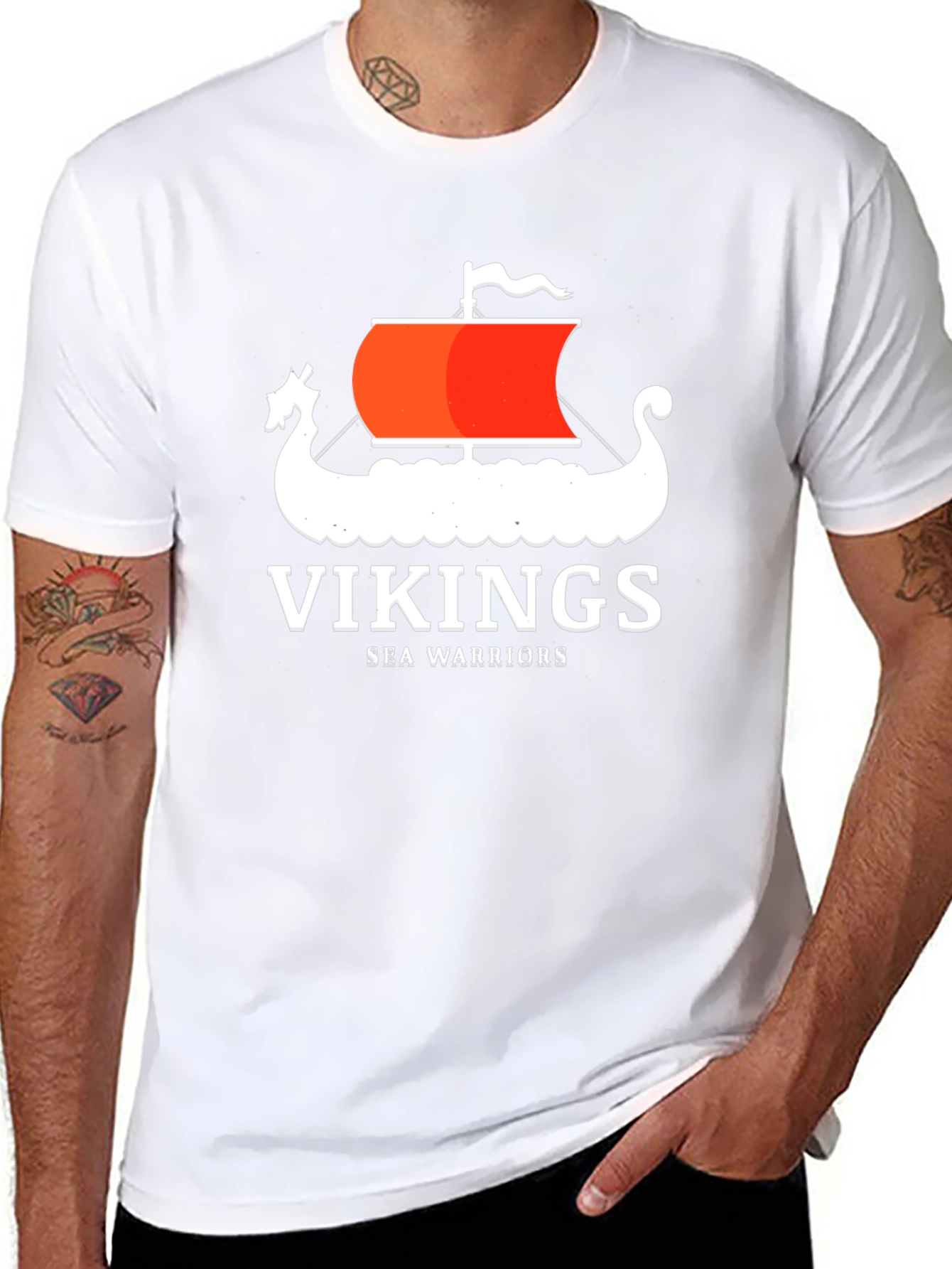 Vikings Sea Warriors Graphic T-Shirt