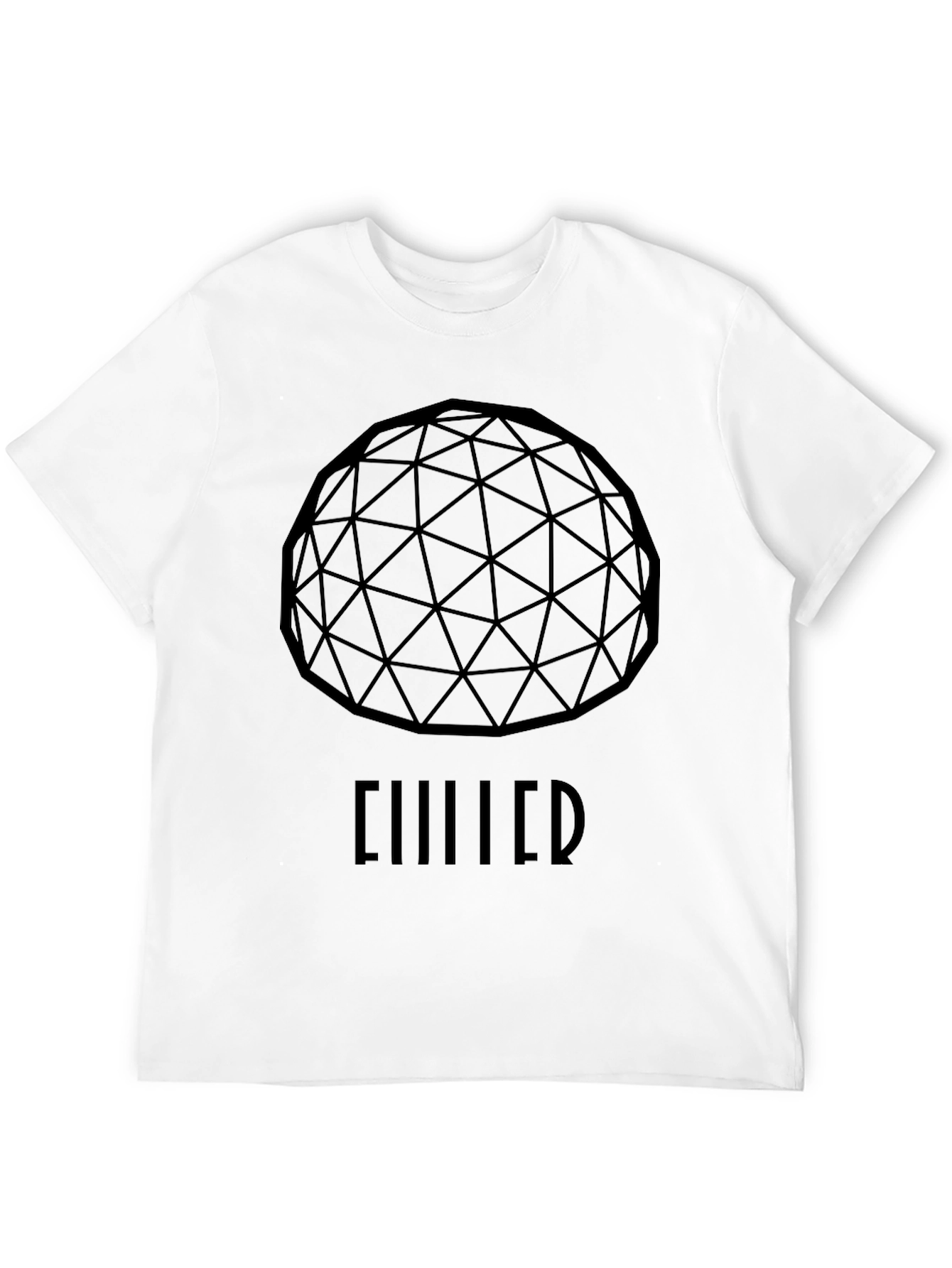 Geometric Dome Graphic Black T-Shirt