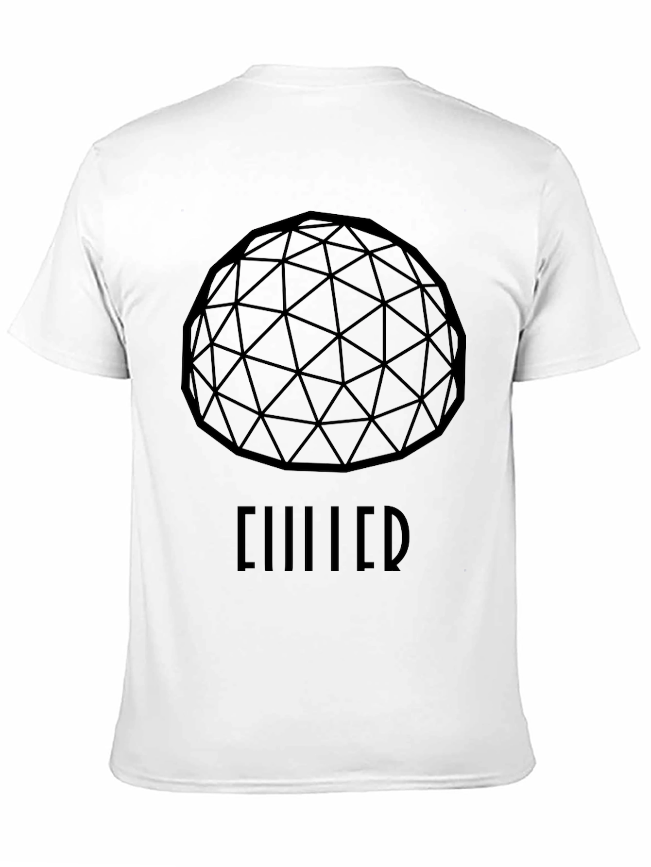 Geometric Dome Graphic Black T-Shirt