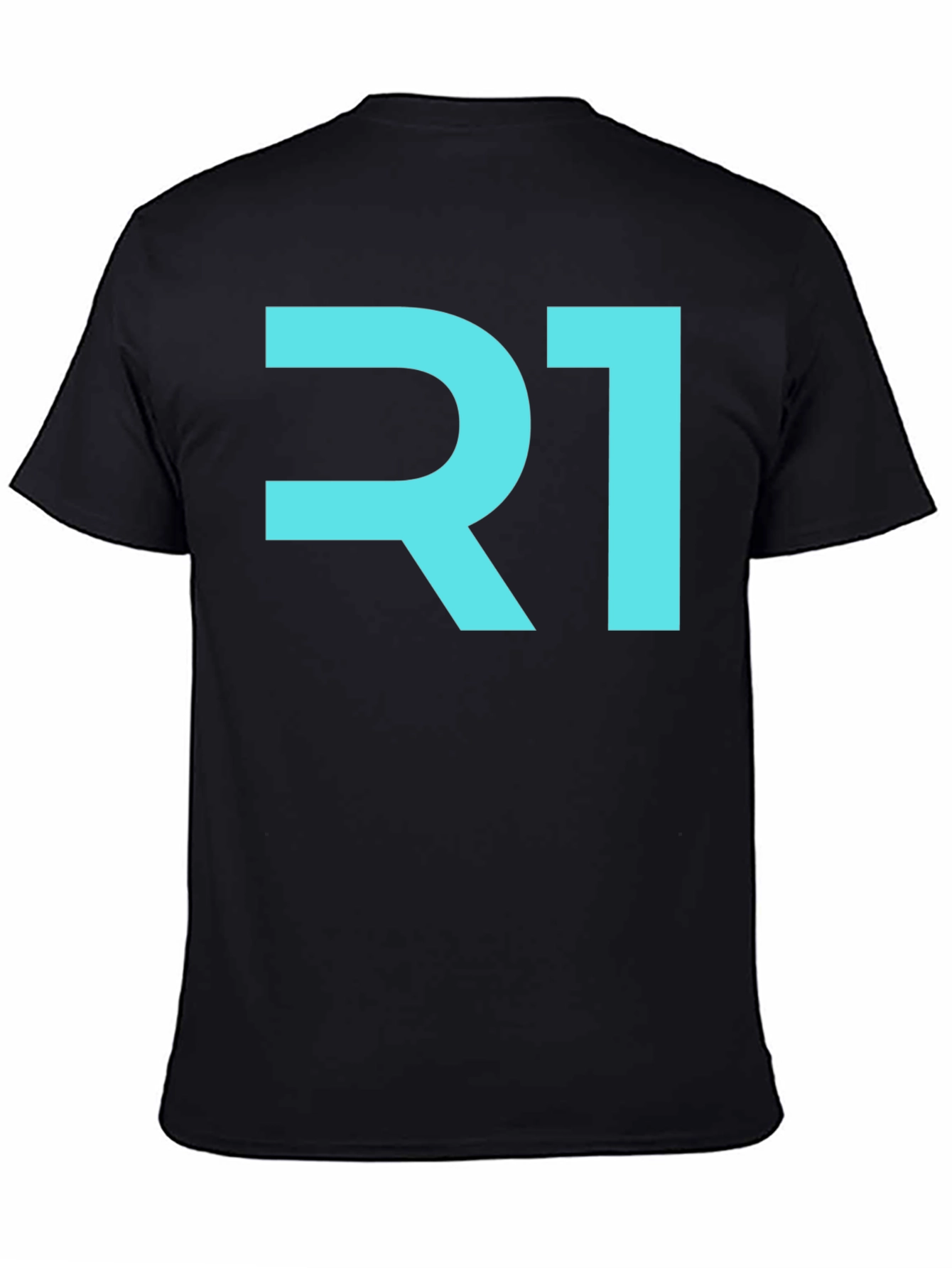 R1 Graphic T-Shirt - Black Modern Design