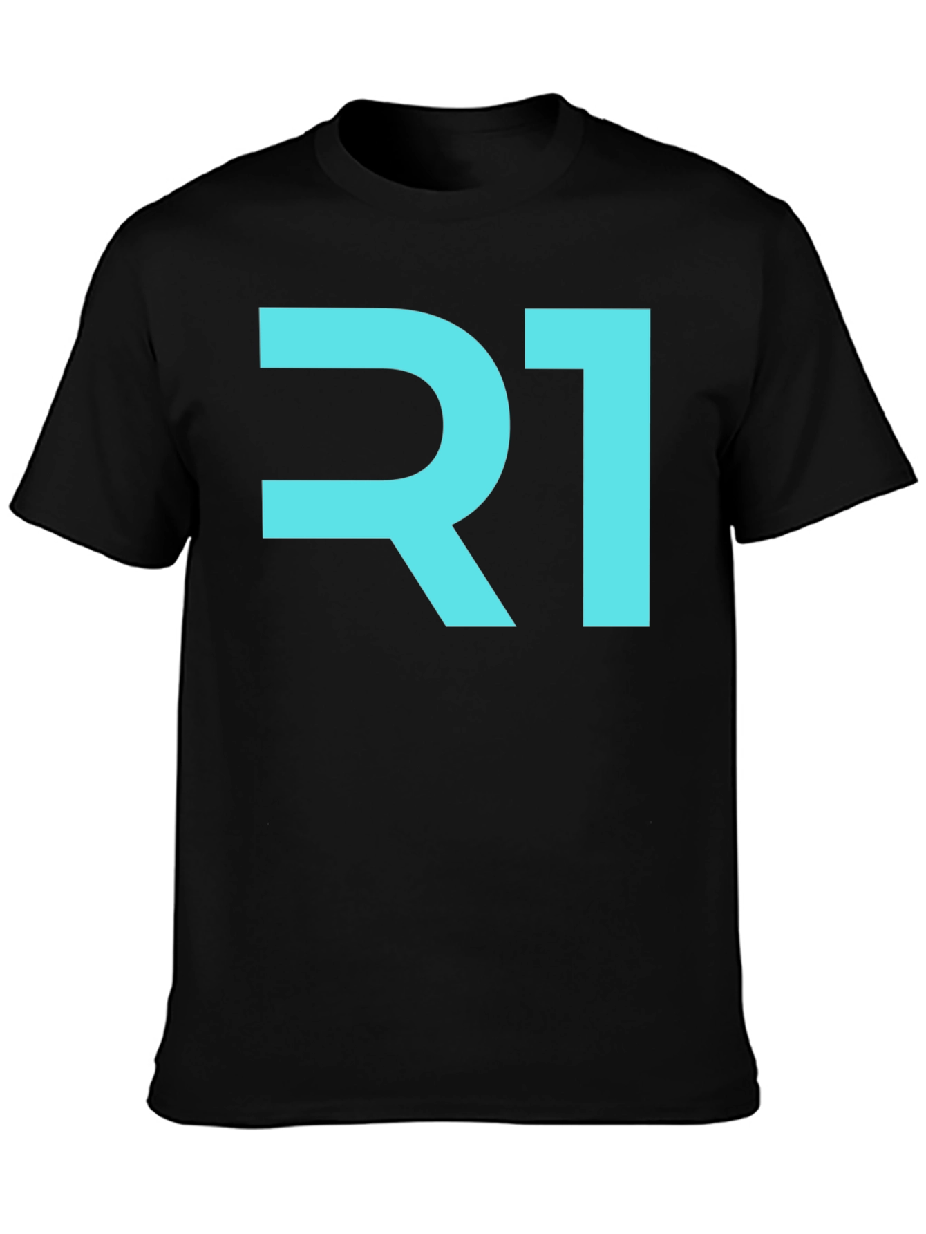 R1 Graphic T-Shirt - Black Modern Design