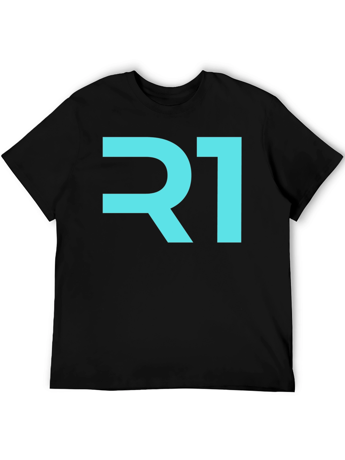 R1 Graphic T-Shirt - Black Modern Design
