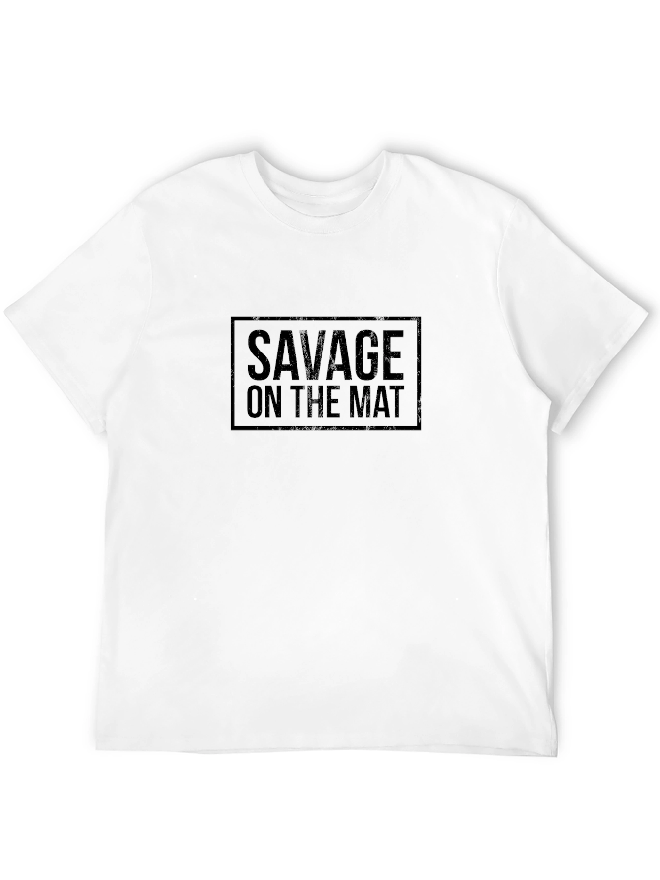 Savage On The Mat Black T-Shirt