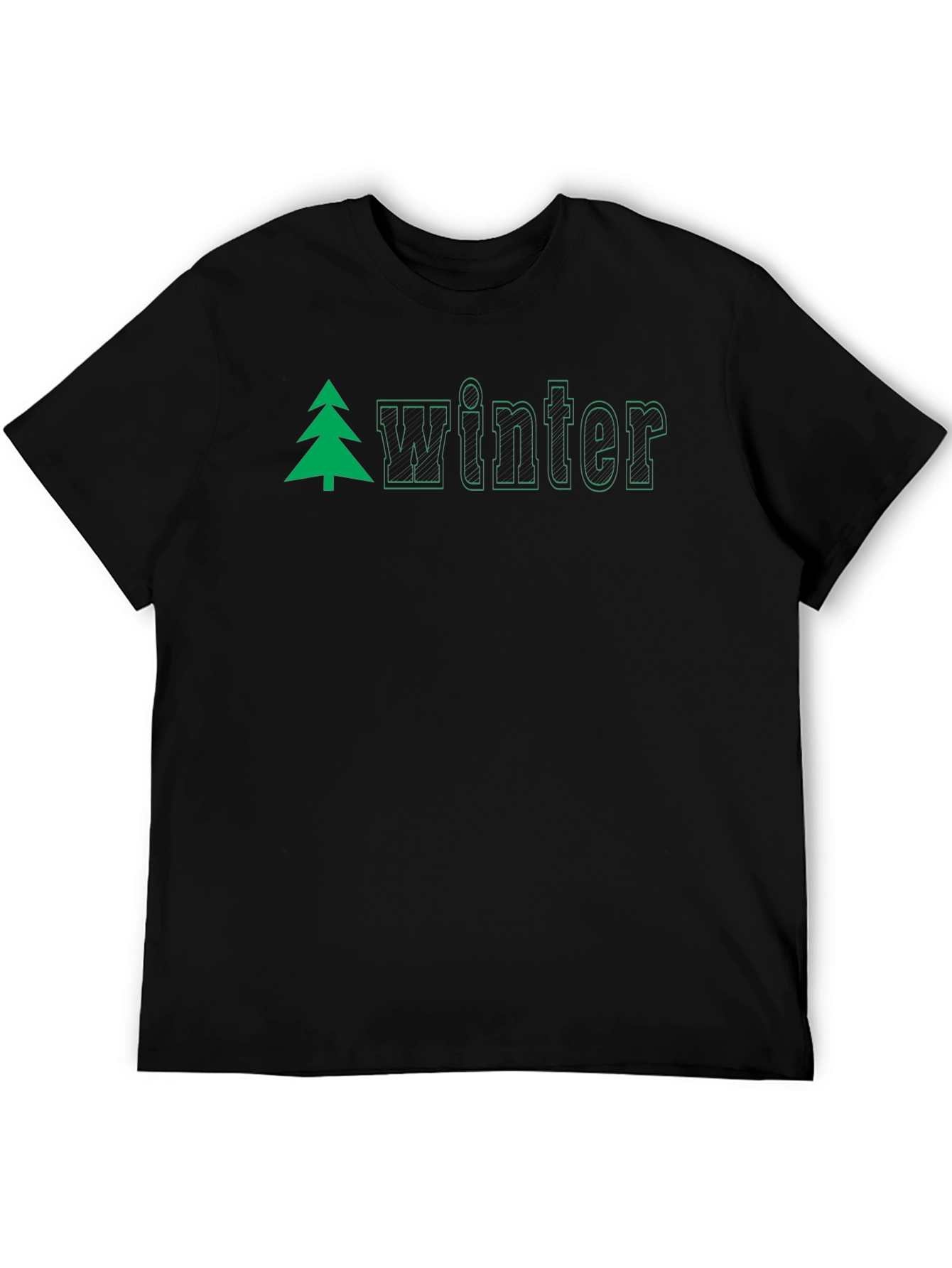 Winter Tree Graphic Tee - Stylish Holiday Apparel