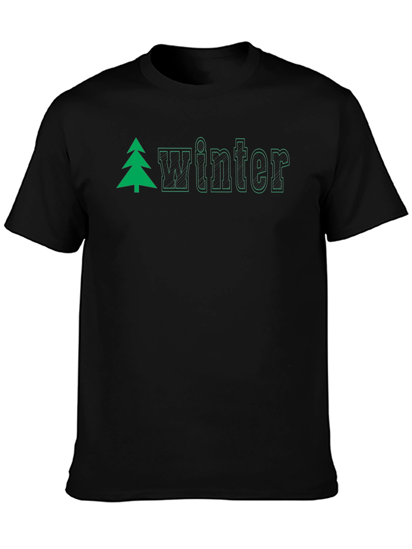 Winter Tree Graphic Tee - Stylish Holiday Apparel