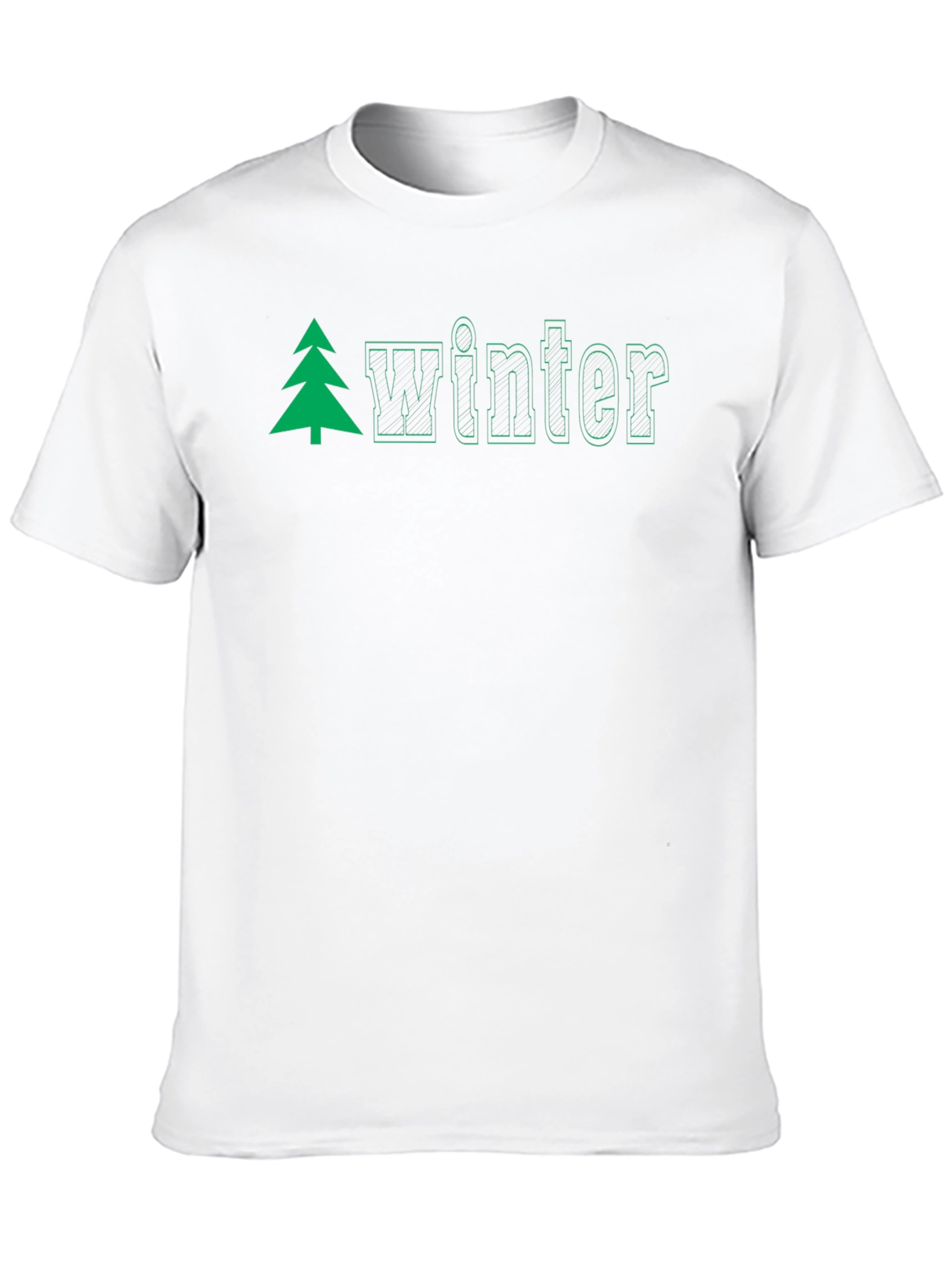 Winter Tree Graphic Tee - Stylish Holiday Apparel