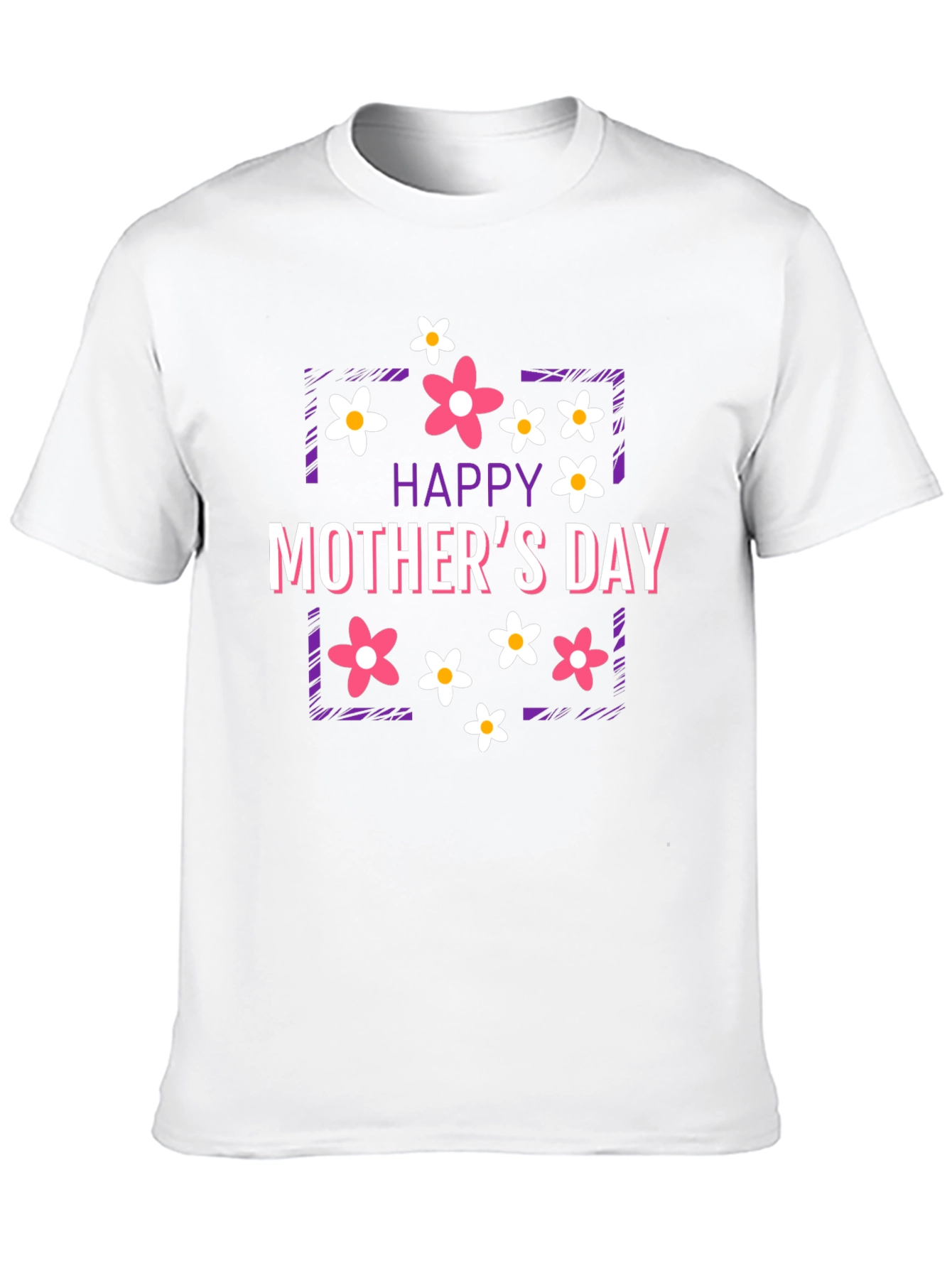 Happy Mothers Day Floral Graphic T-Shirt