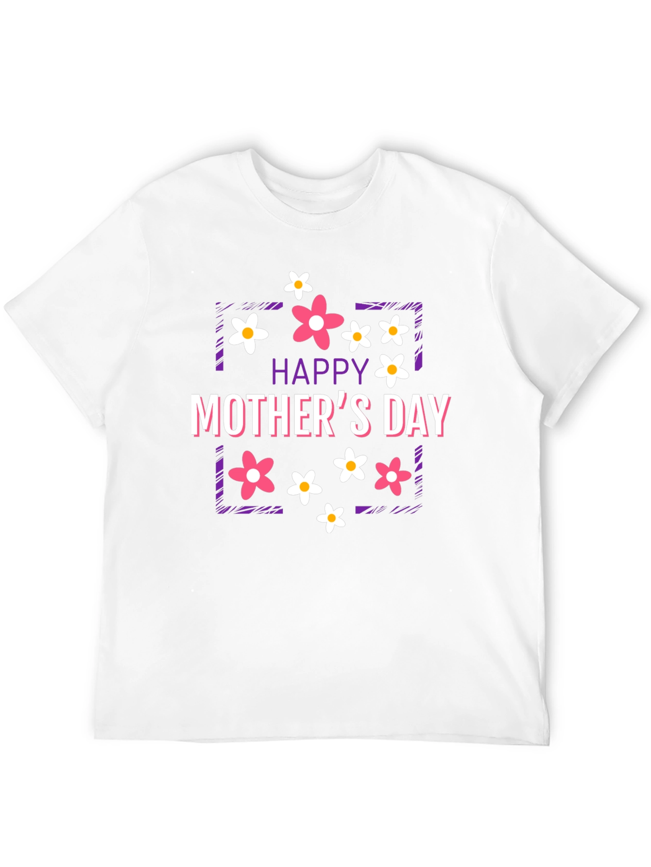 Happy Mothers Day Floral Graphic T-Shirt