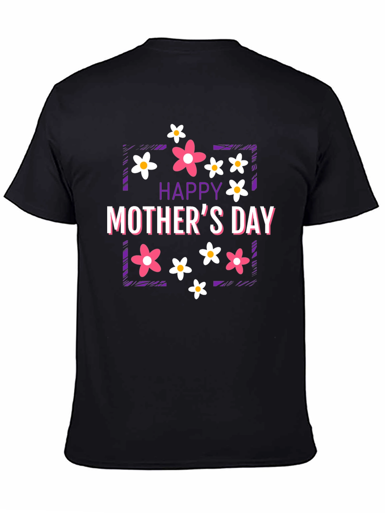 Happy Mothers Day Floral Graphic T-Shirt