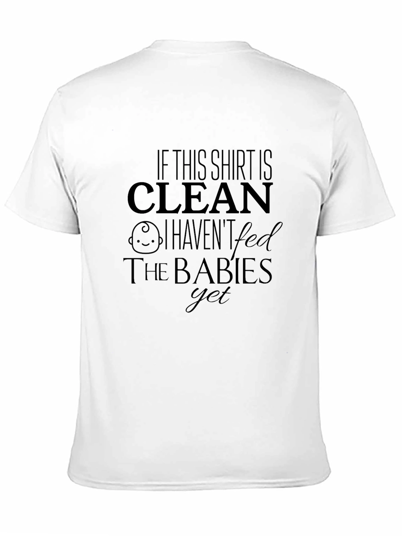 Funny Clean Shirt Baby Feeding T-Shirt