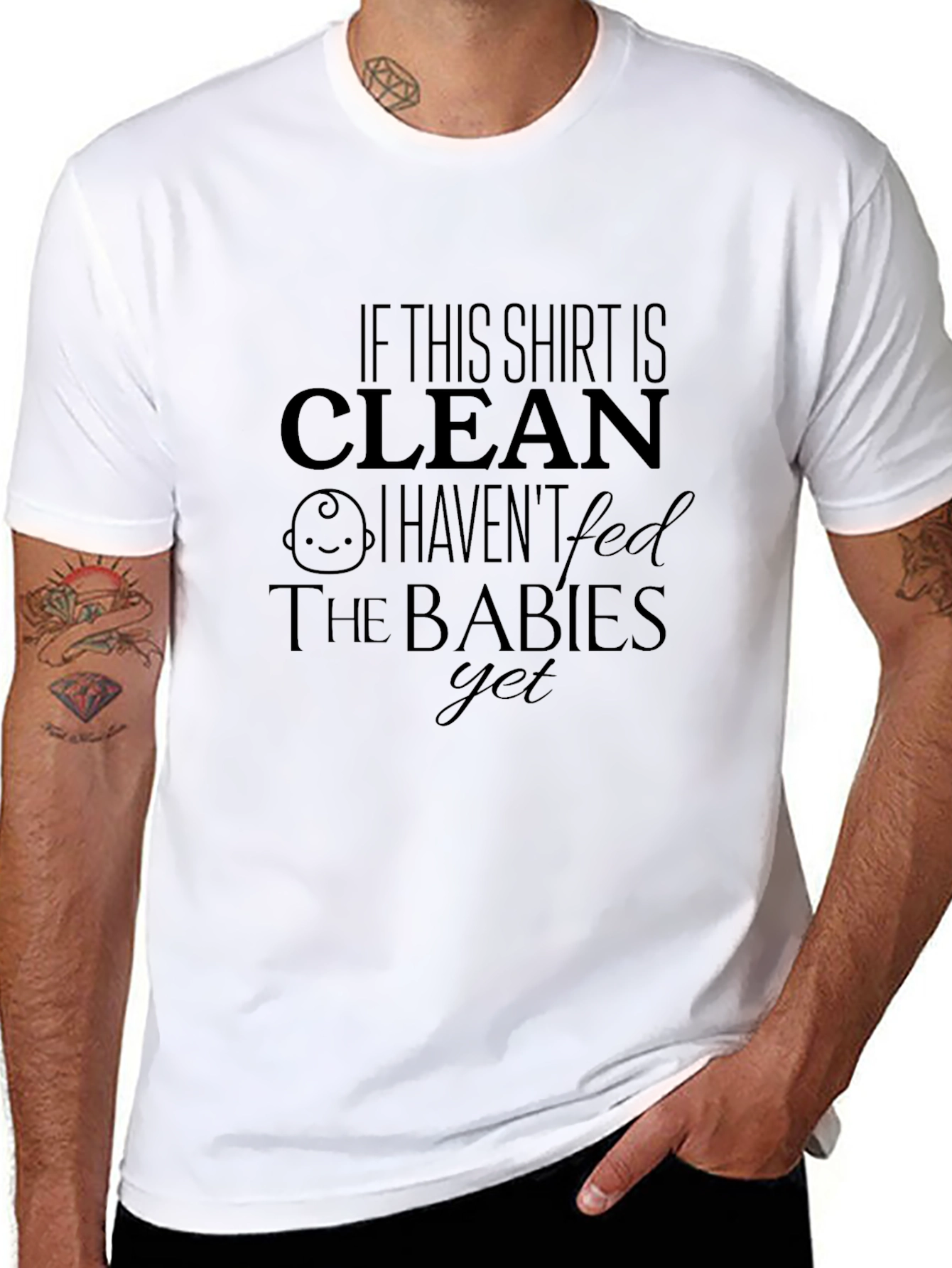 Funny Clean Shirt Baby Feeding T-Shirt