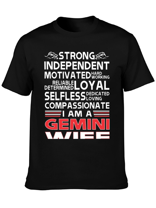 Gemini Wife T-Shirt - Strong Loyal Compassionate