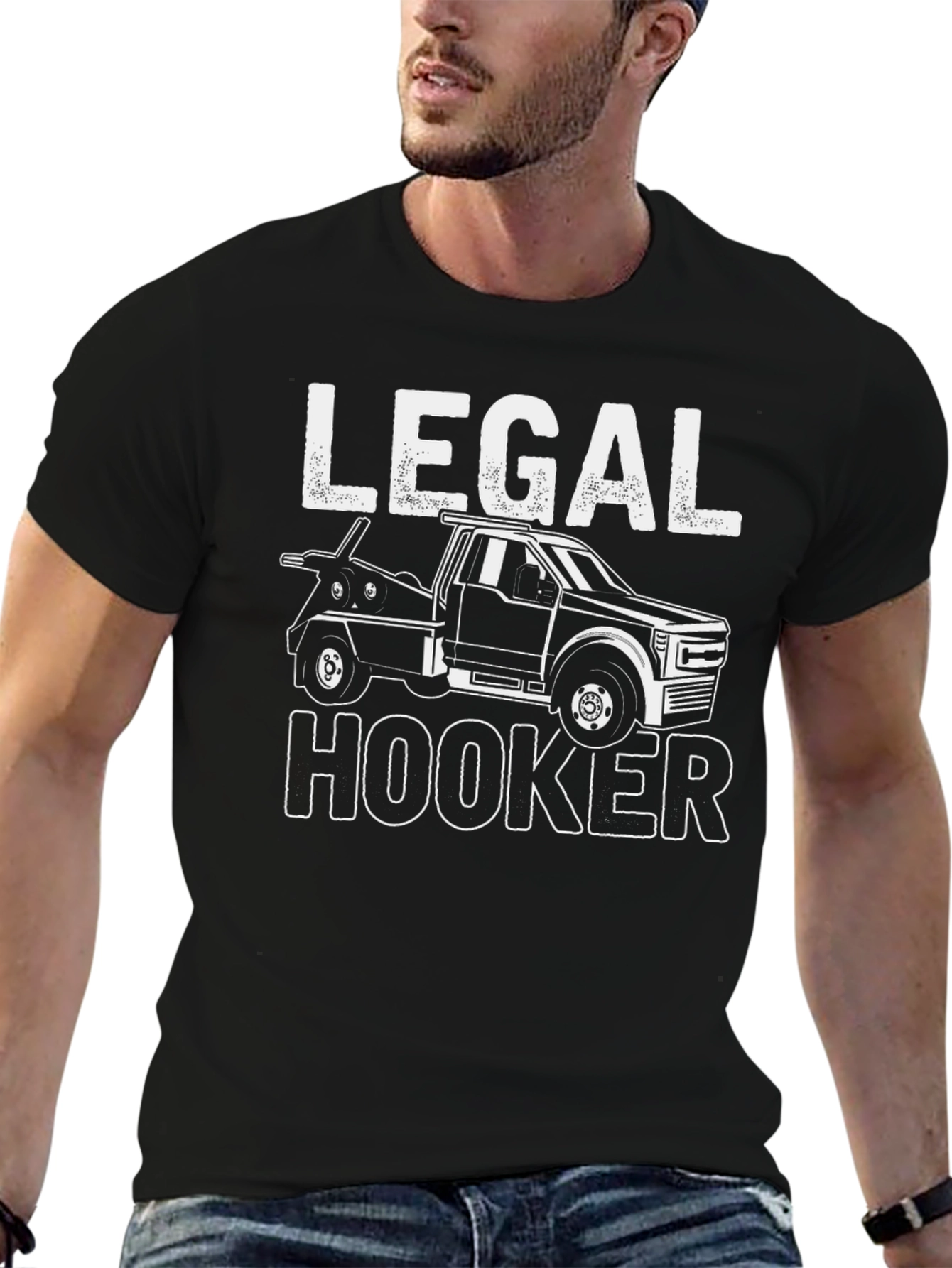 Legal Hooker Tow Truck T-Shirt