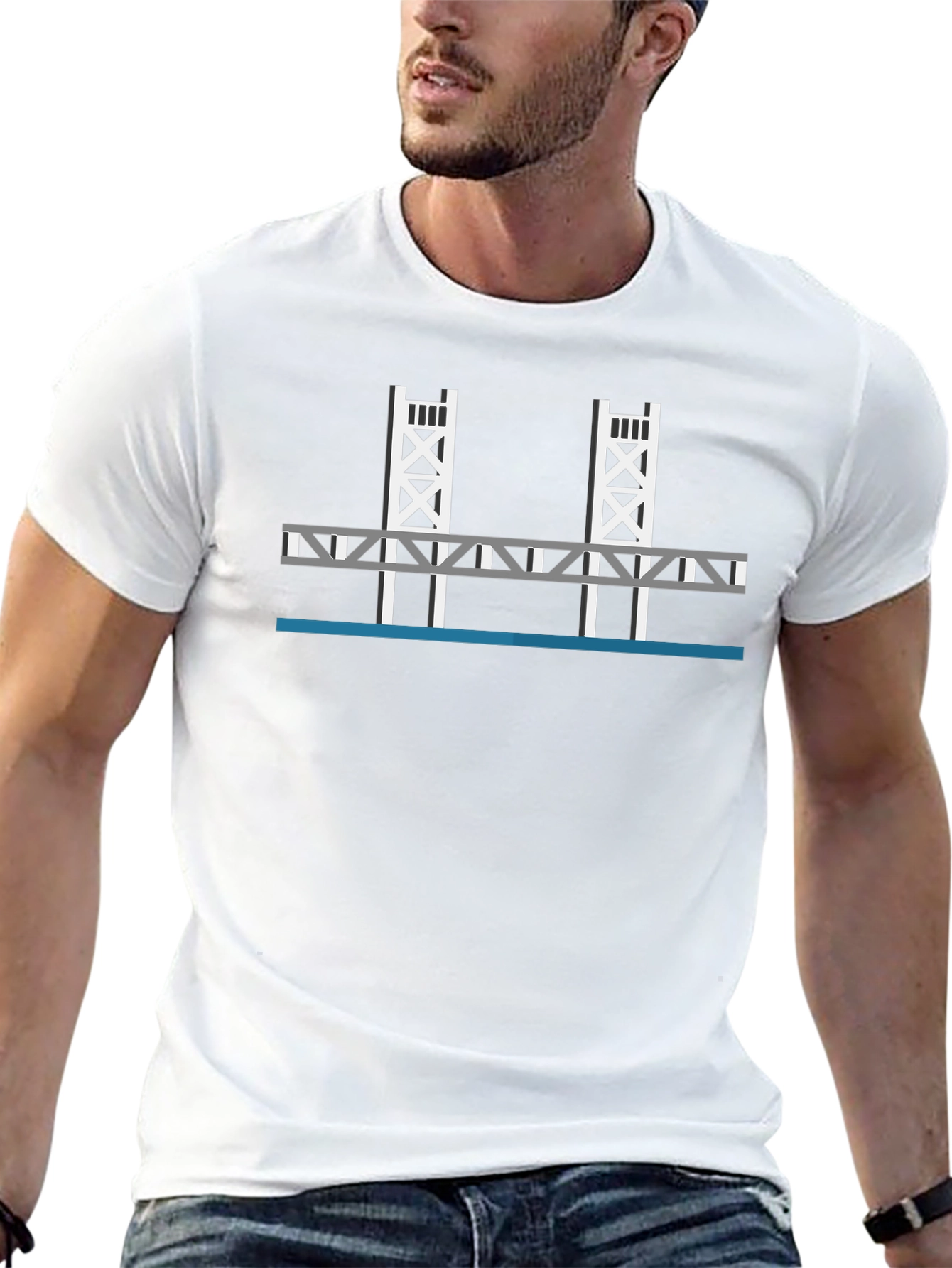 Geometric Bridge T-Shirt