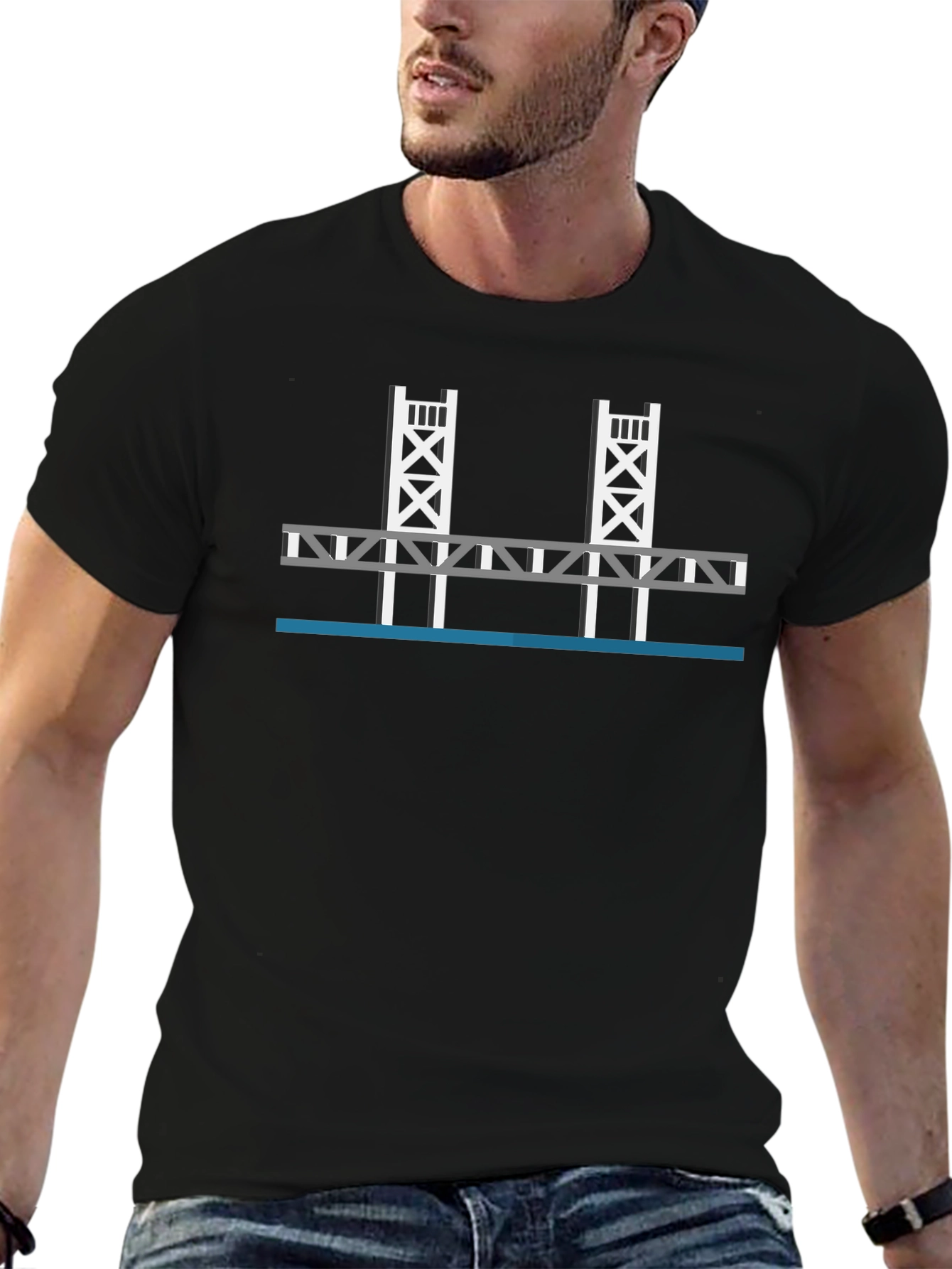 Geometric Bridge T-Shirt