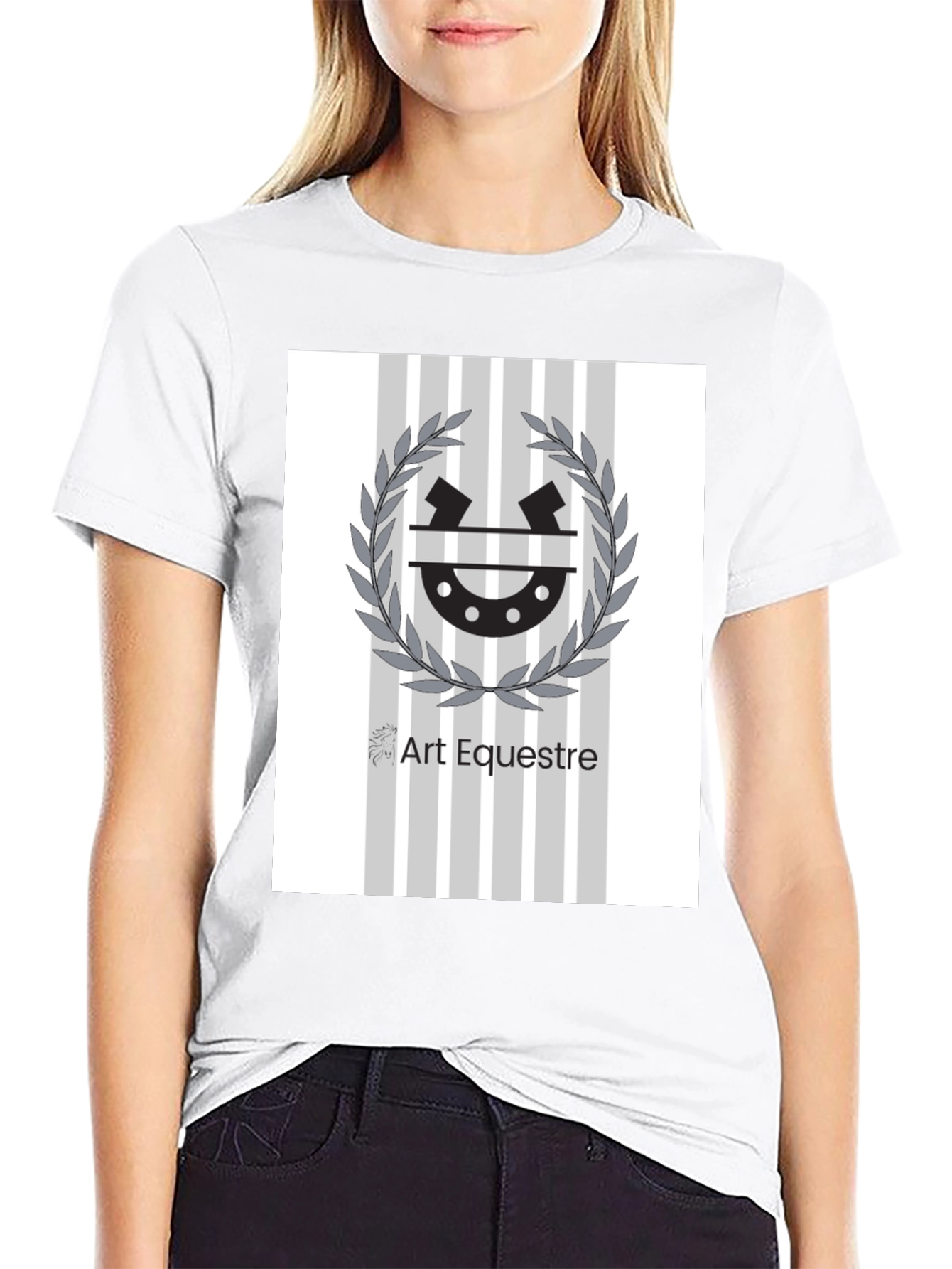 Art Equestre Graphic Tee - Black
