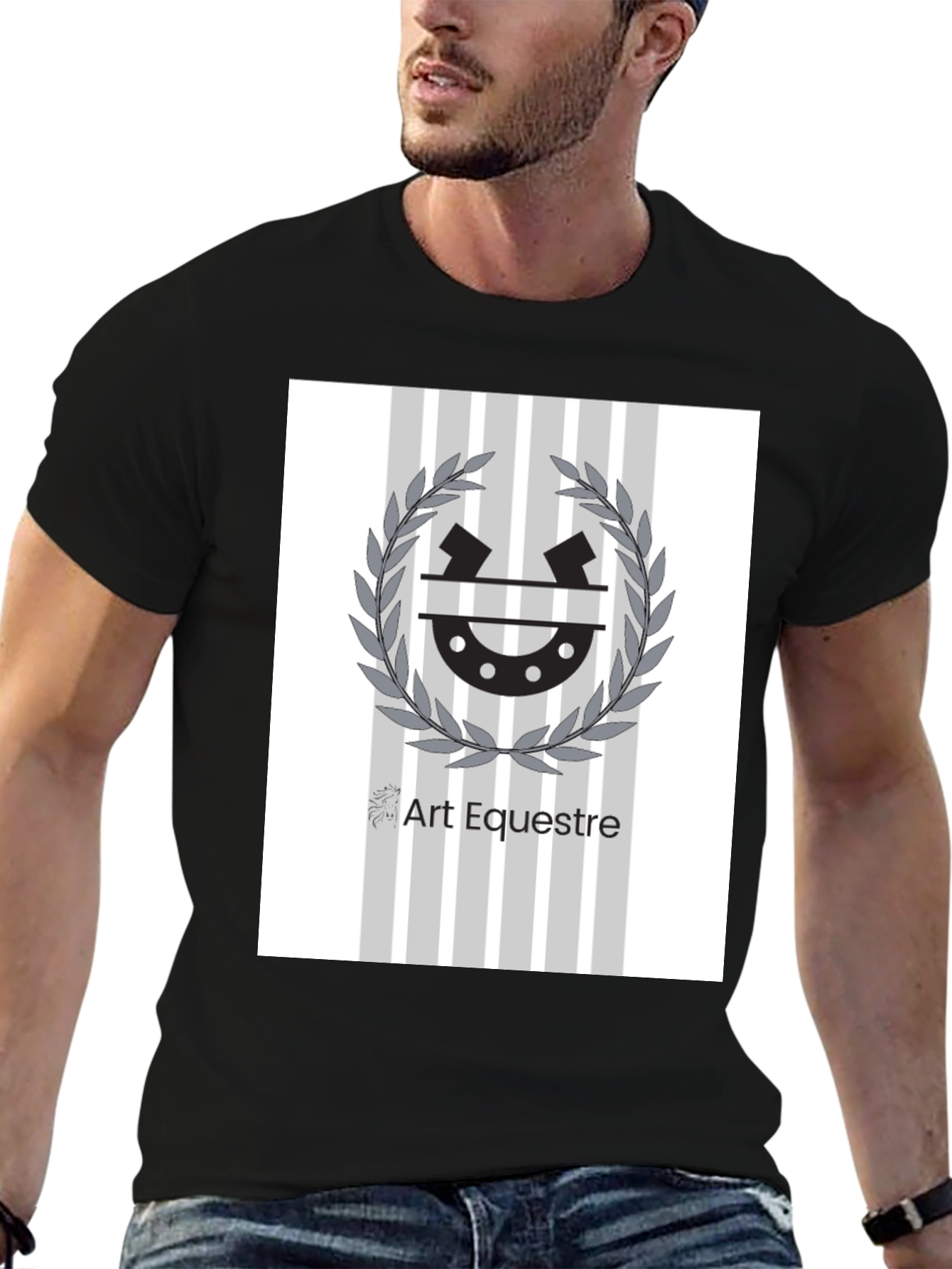 Art Equestre Graphic Tee - Black