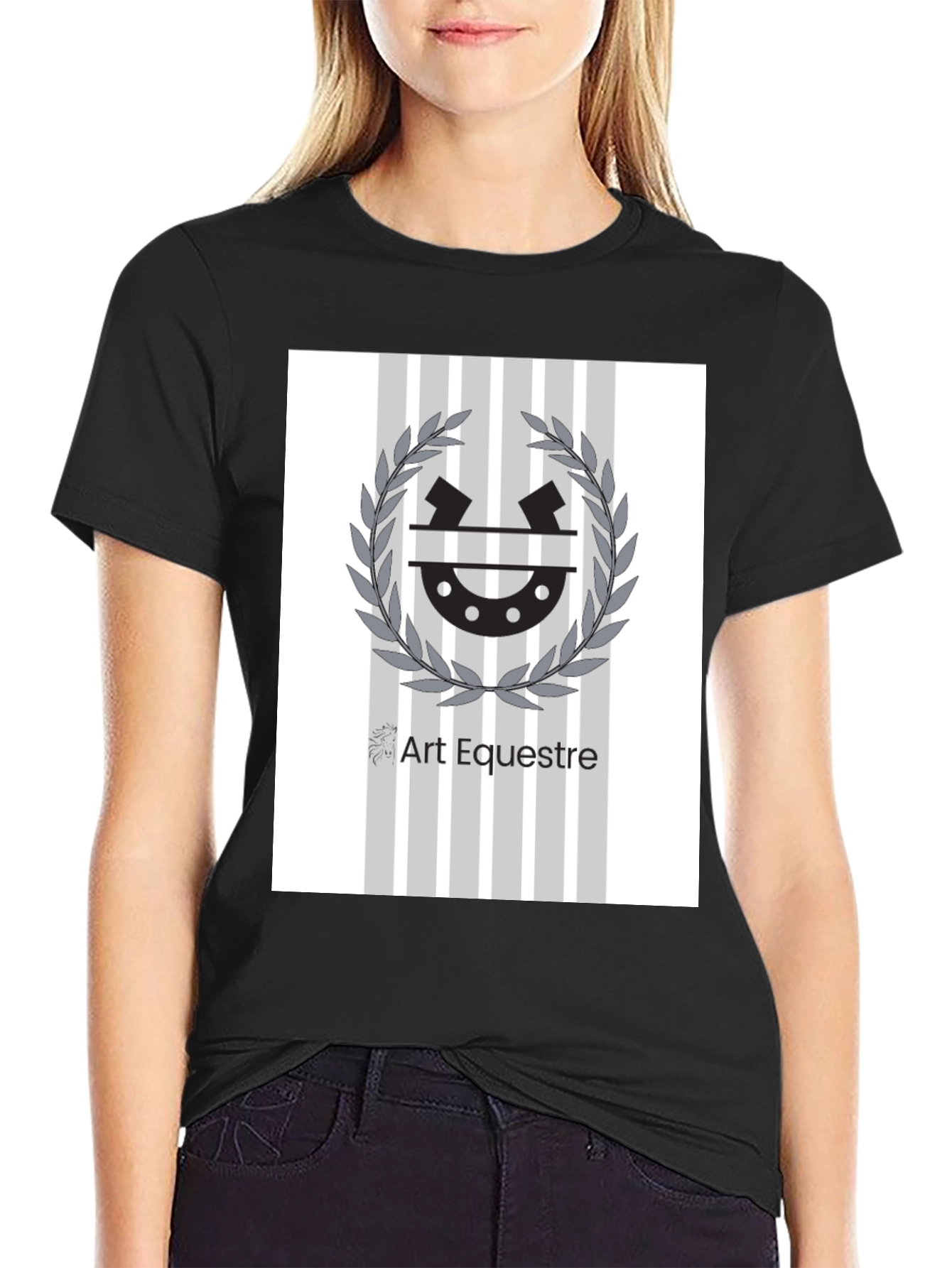 Art Equestre Graphic Tee - Black