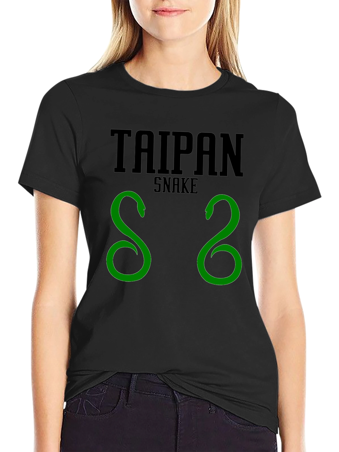 Taipan Snake Graphic Tee - Bold Style
