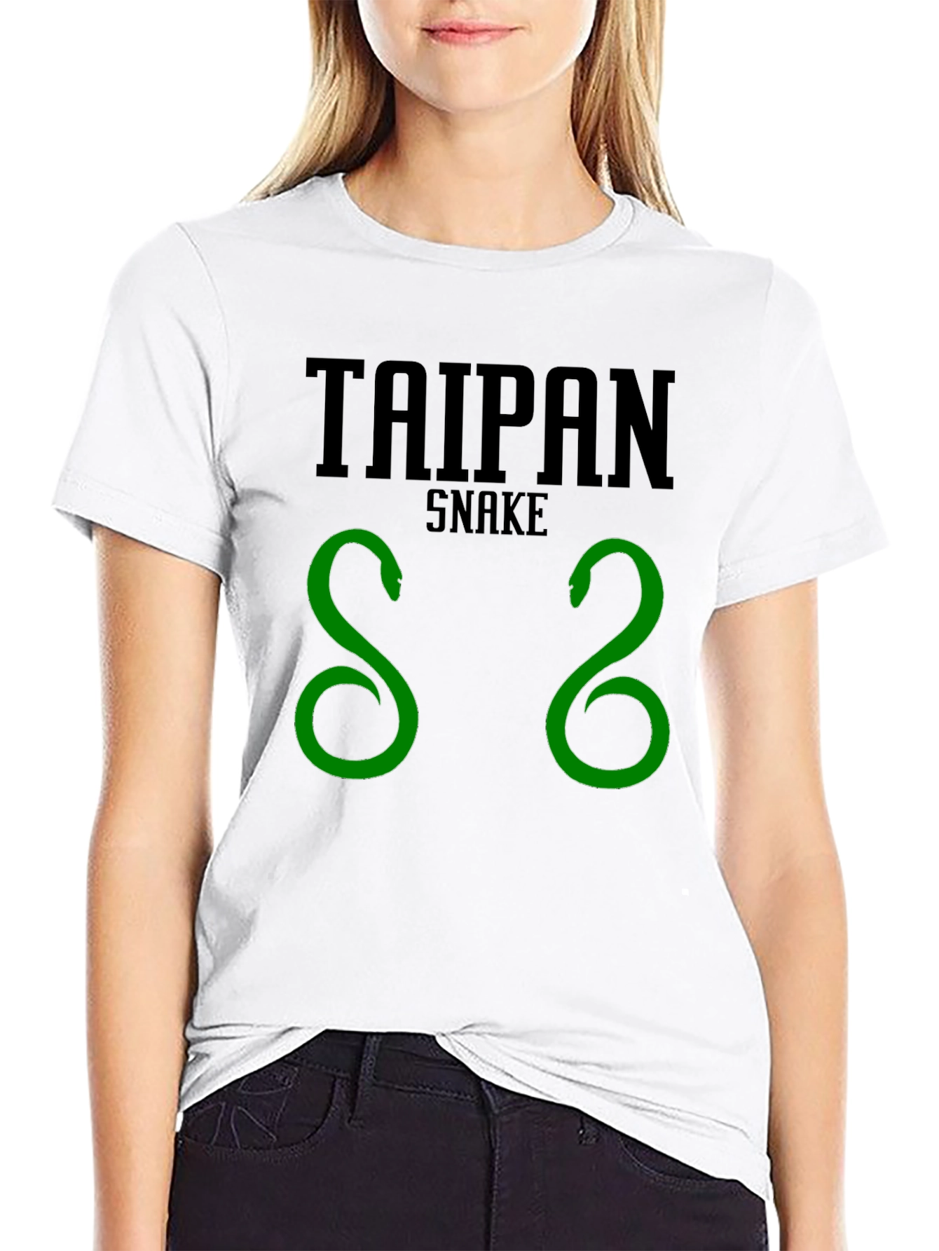 Taipan Snake Graphic Tee - Bold Style