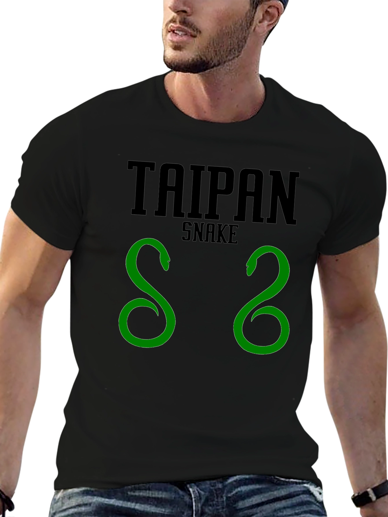 Taipan Snake Graphic Tee - Bold Style