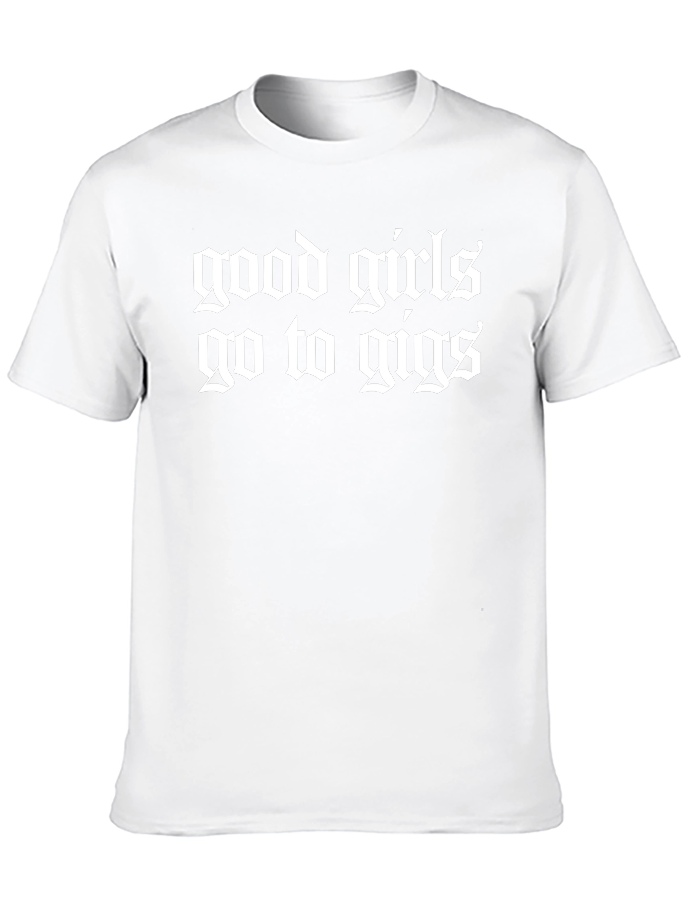 Good Girls Go to Gigs Black Graphic Tee