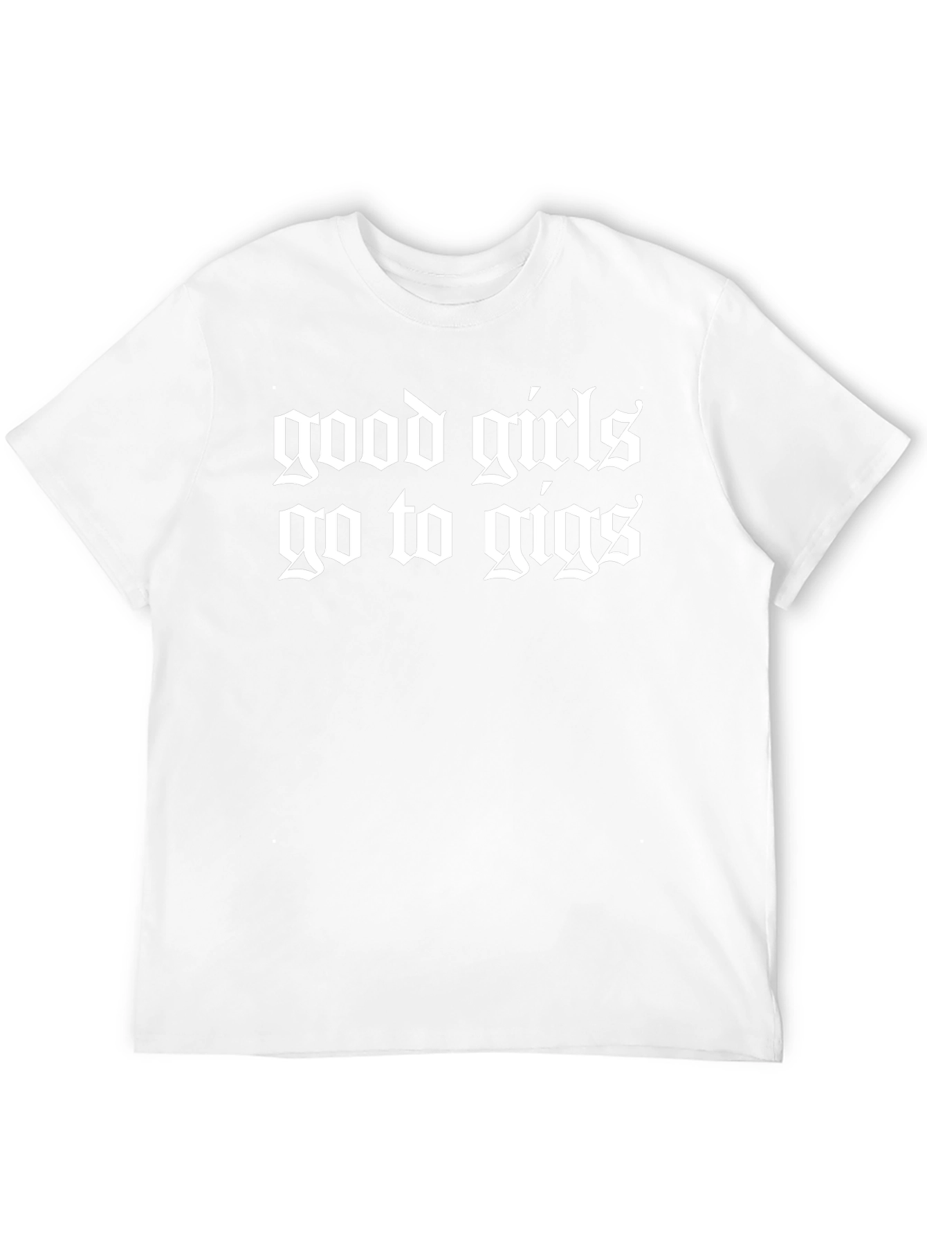 Good Girls Go to Gigs Black Graphic Tee