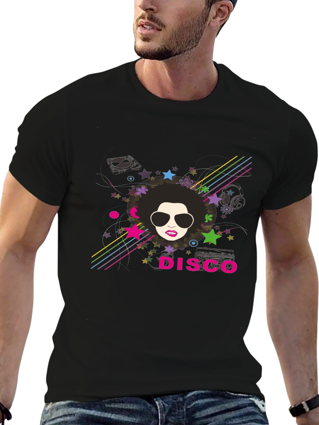 Retro Disco T-Shirt - Groovy 70s Style