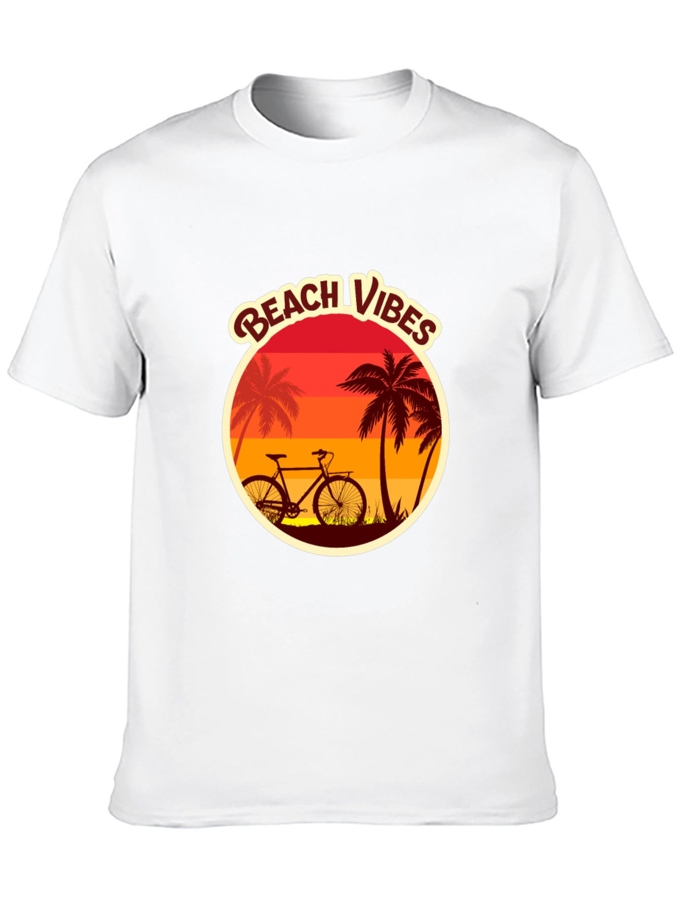 Beach Vibes Graphic Tee - Black