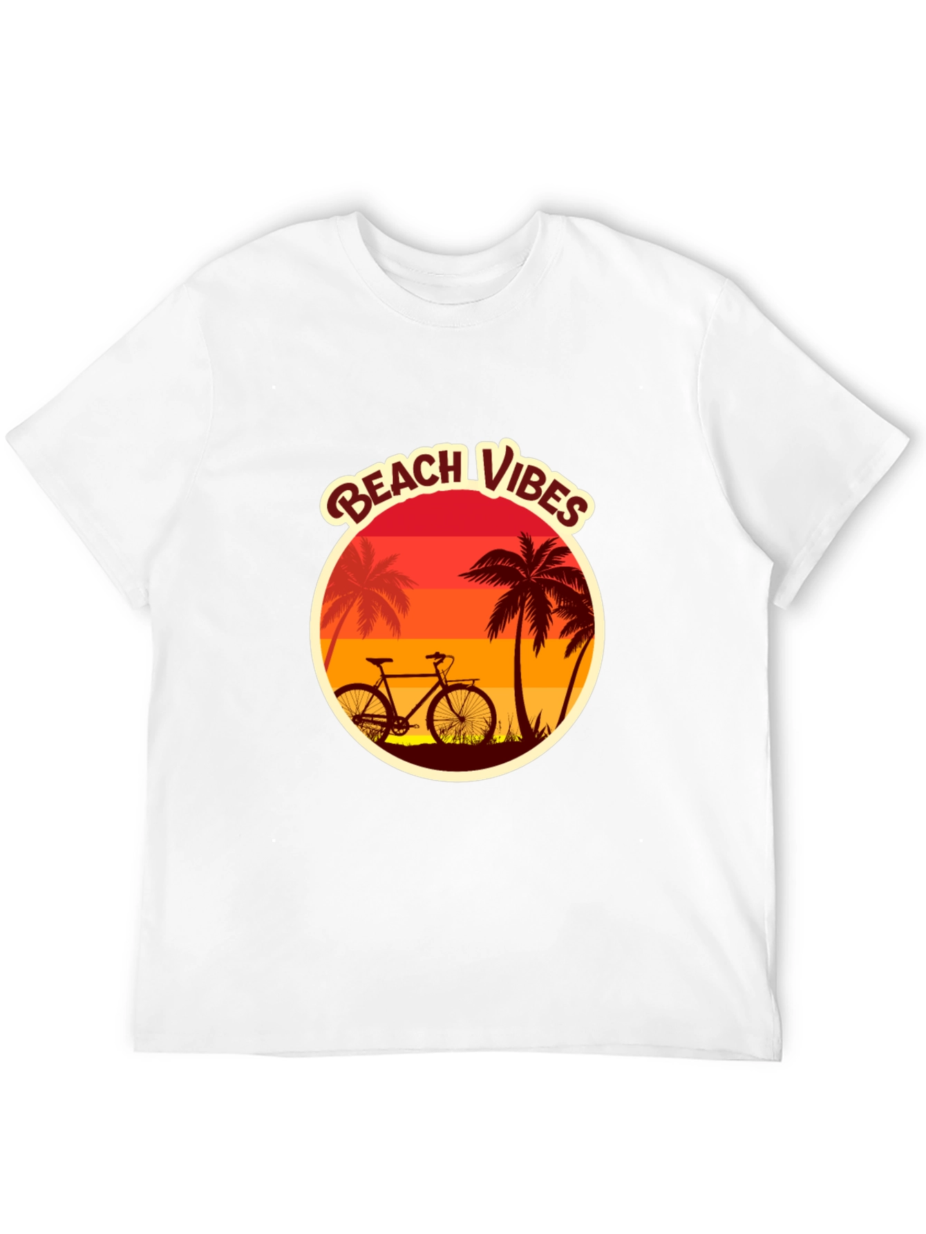 Beach Vibes Graphic Tee - Black