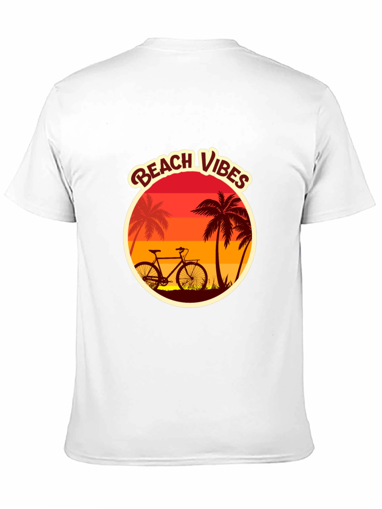 Beach Vibes Graphic Tee - Black