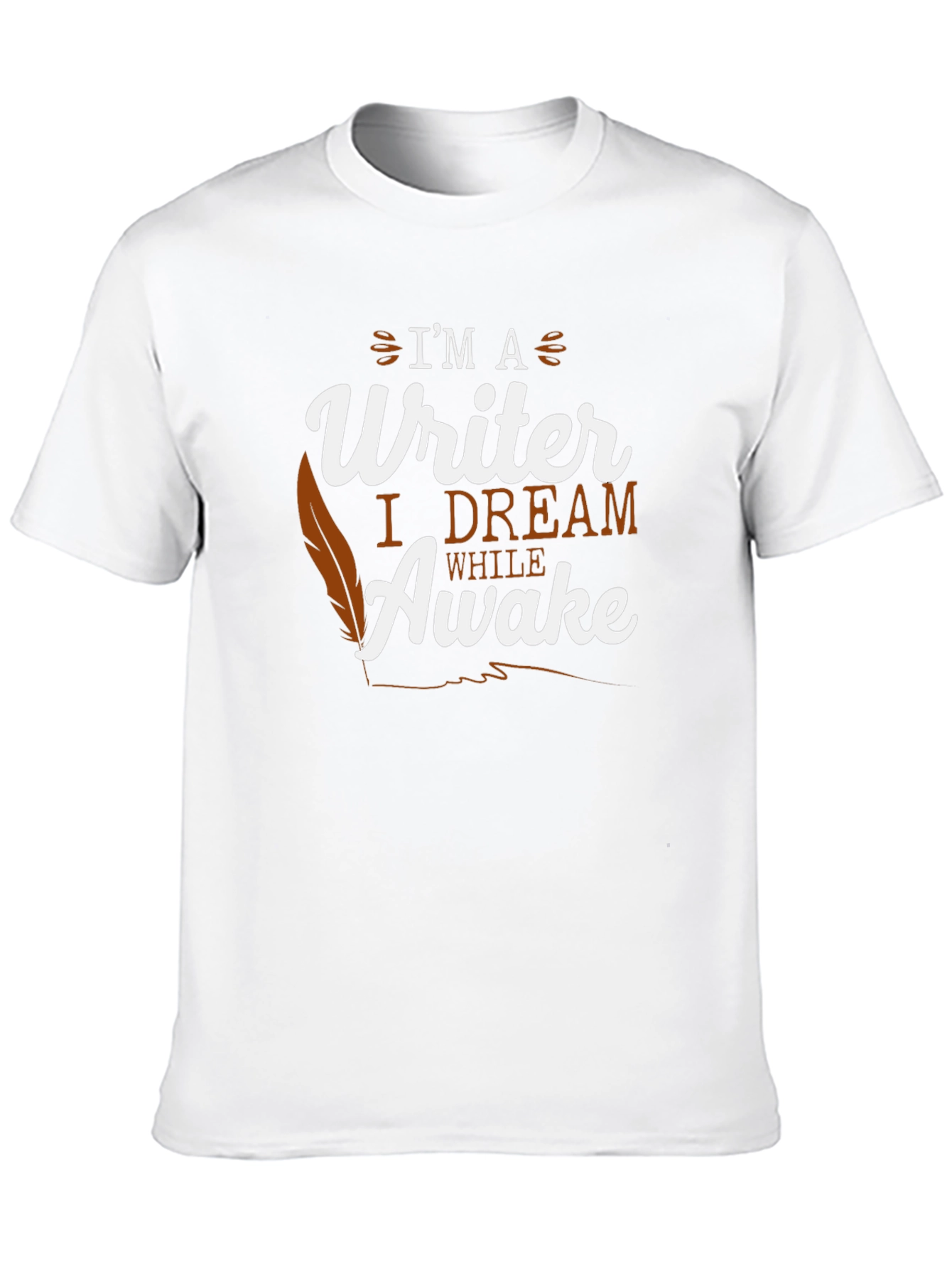 Im A Writer Dream While Awake Black T-Shirt