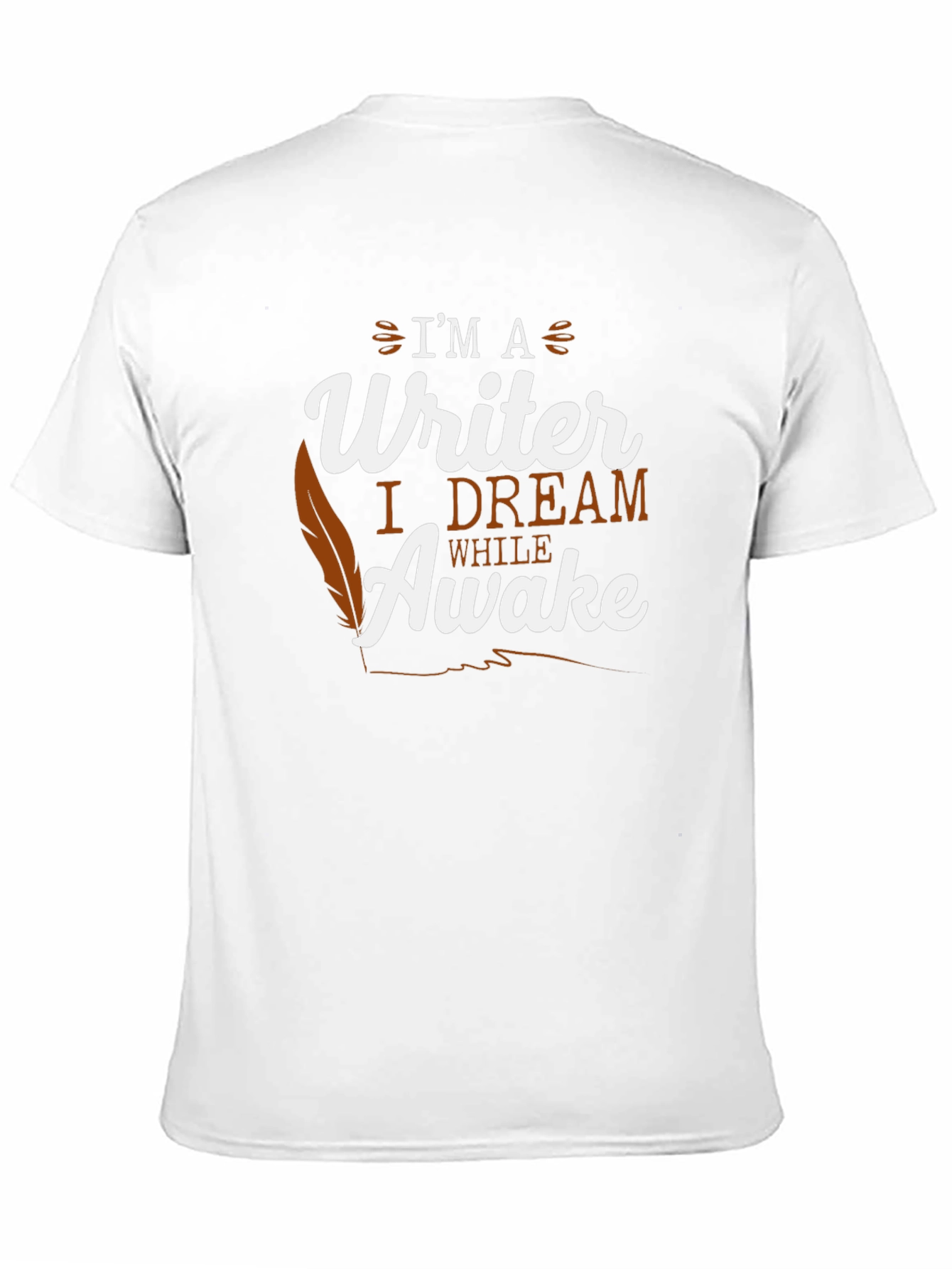 Im A Writer Dream While Awake Black T-Shirt